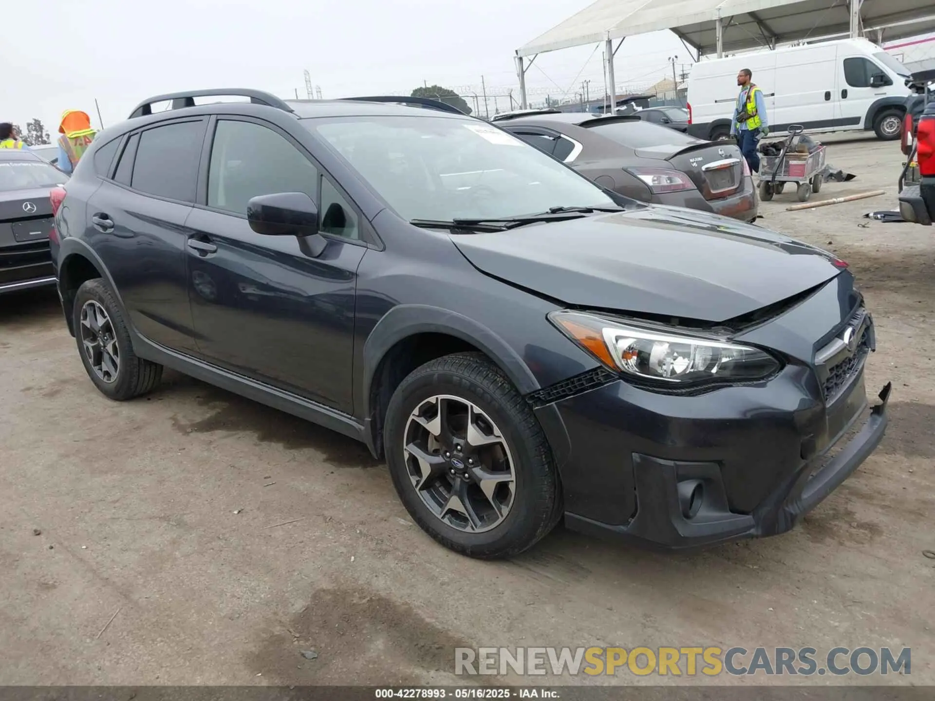 1 Photograph of a damaged car JF2GTAEC5K8231643 SUBARU CROSSTREK 2019