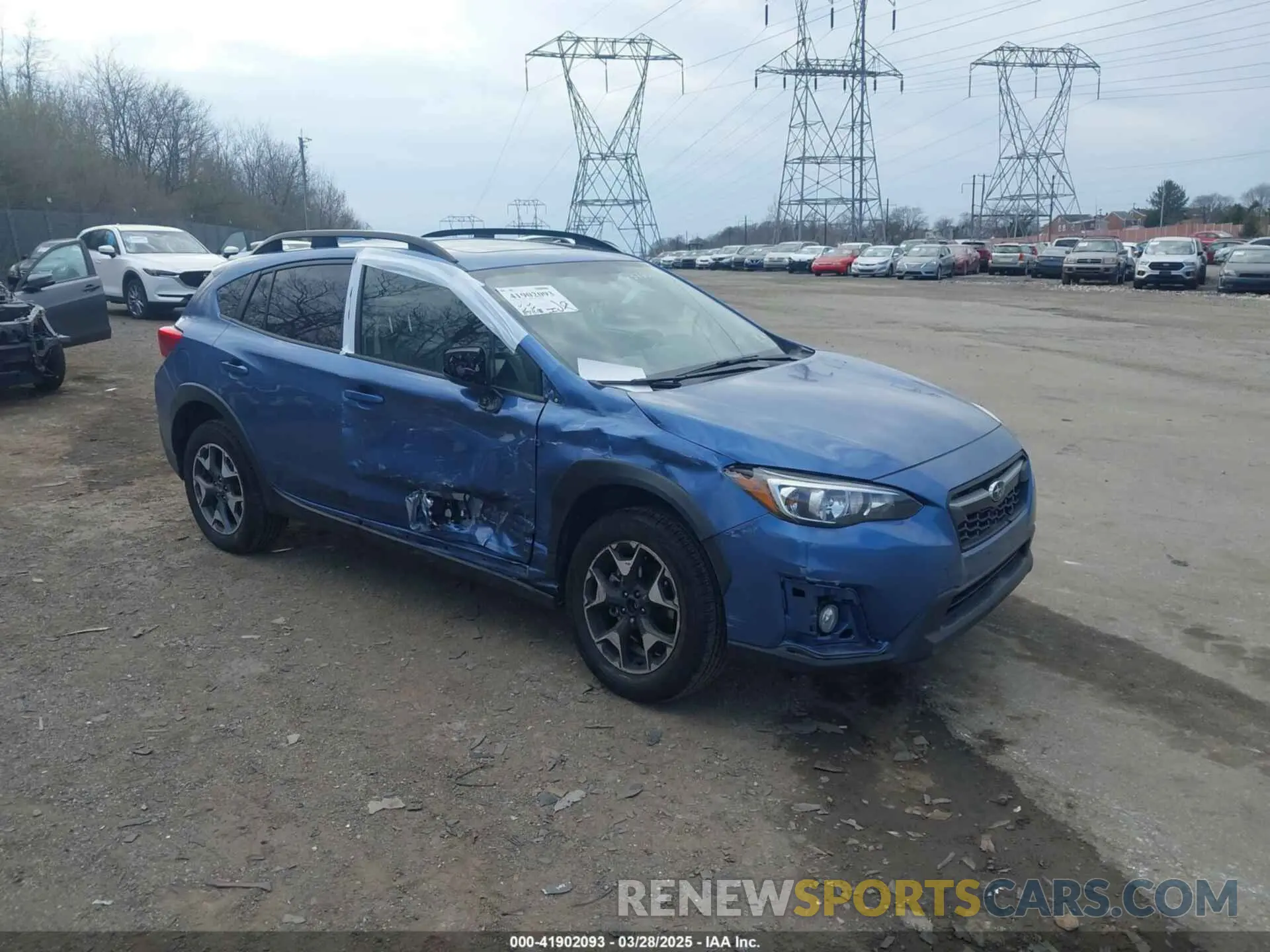 1 Photograph of a damaged car JF2GTAEC5KH237202 SUBARU CROSSTREK 2019