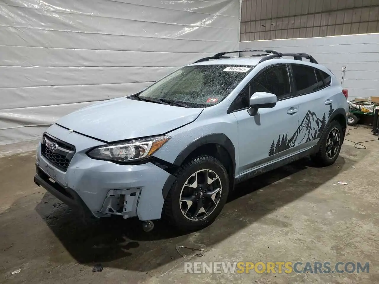 1 Photograph of a damaged car JF2GTAEC5KH306244 SUBARU CROSSTREK 2019