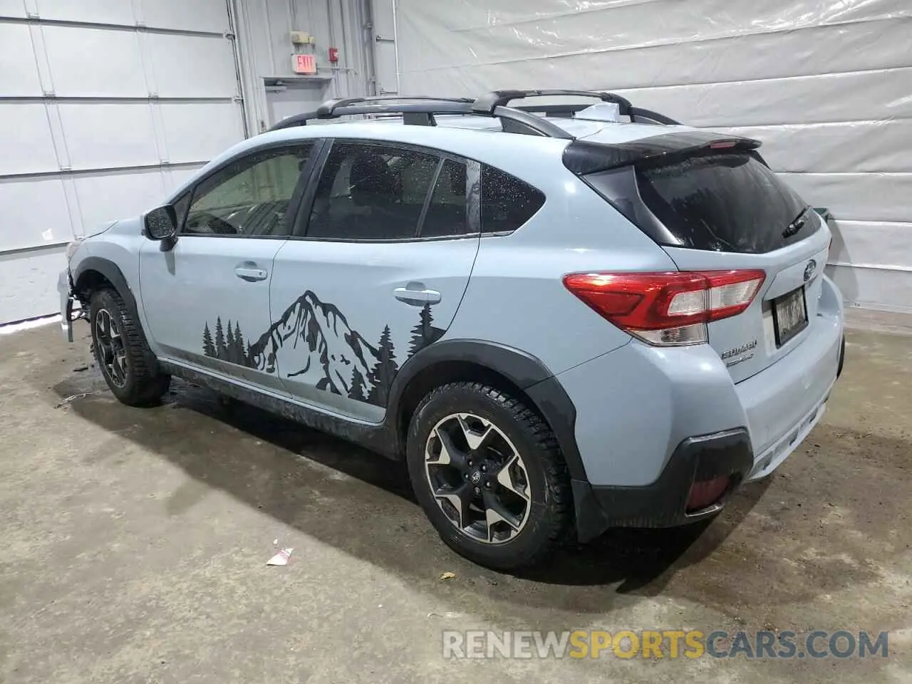 2 Photograph of a damaged car JF2GTAEC5KH306244 SUBARU CROSSTREK 2019