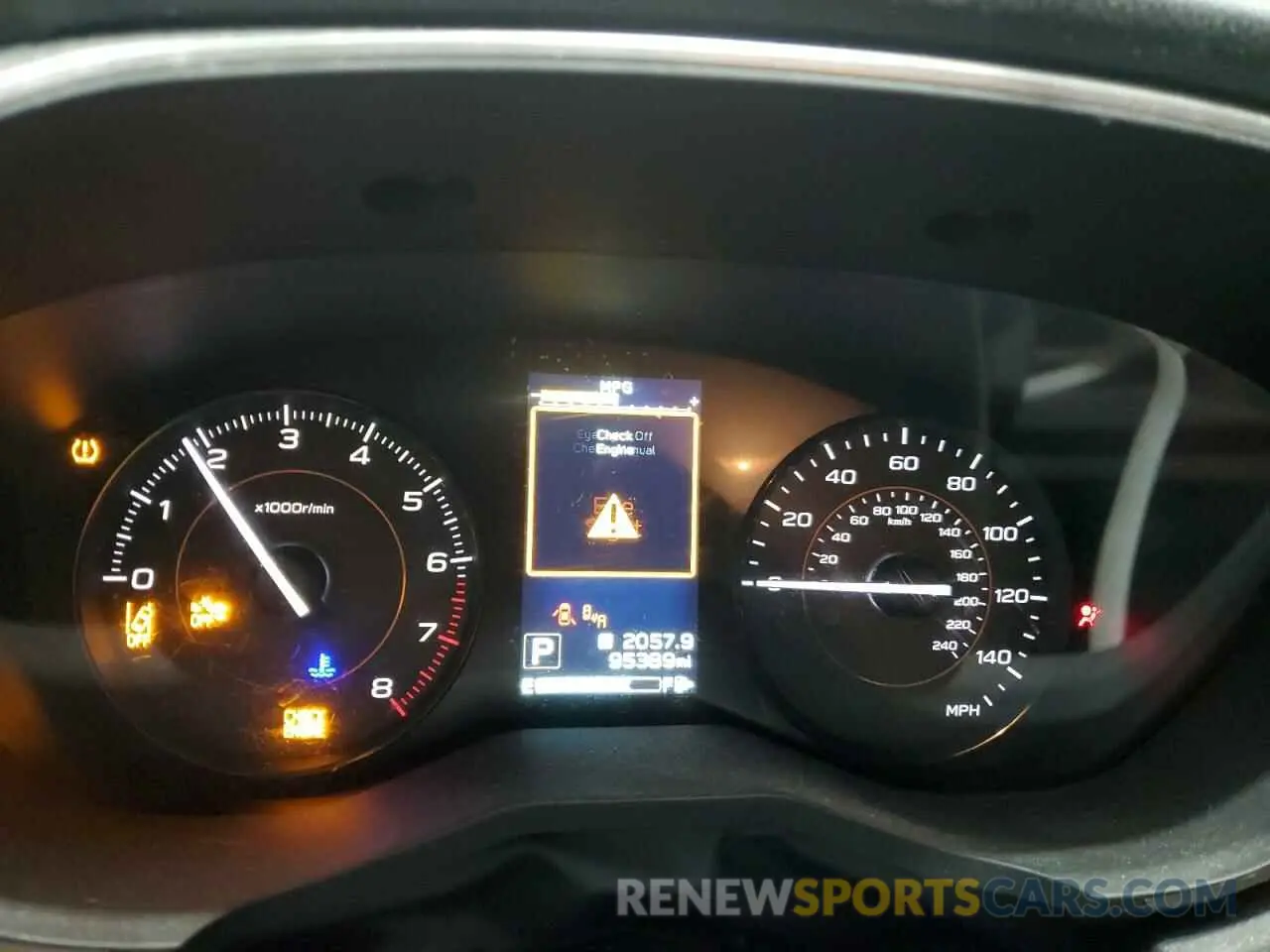 9 Photograph of a damaged car JF2GTAEC5KH306244 SUBARU CROSSTREK 2019