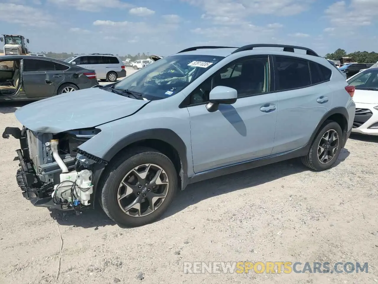 1 Photograph of a damaged car JF2GTAEC5KH393854 SUBARU CROSSTREK 2019