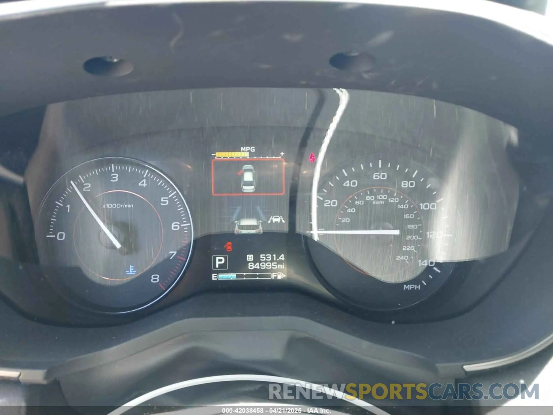 7 Photograph of a damaged car JF2GTAEC6K8375542 SUBARU CROSSTREK 2019