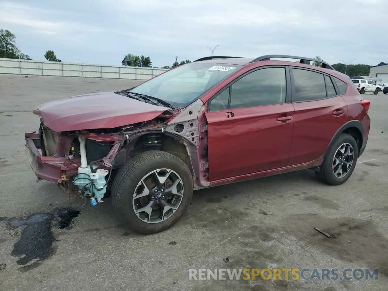 1 Photograph of a damaged car JF2GTAEC6KH258625 SUBARU CROSSTREK 2019