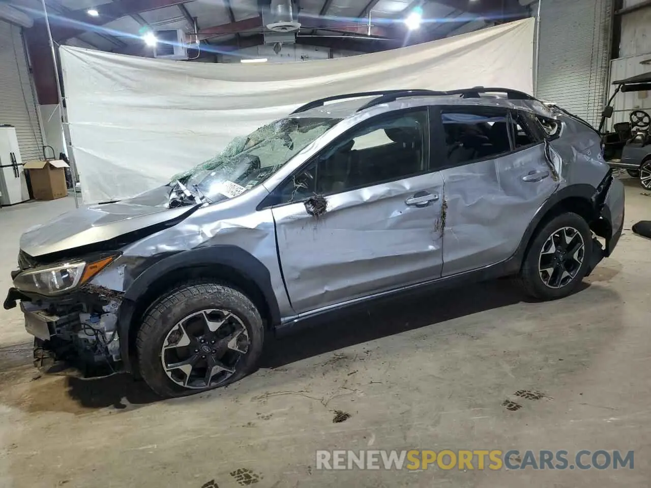1 Photograph of a damaged car JF2GTAEC6KH287431 SUBARU CROSSTREK 2019