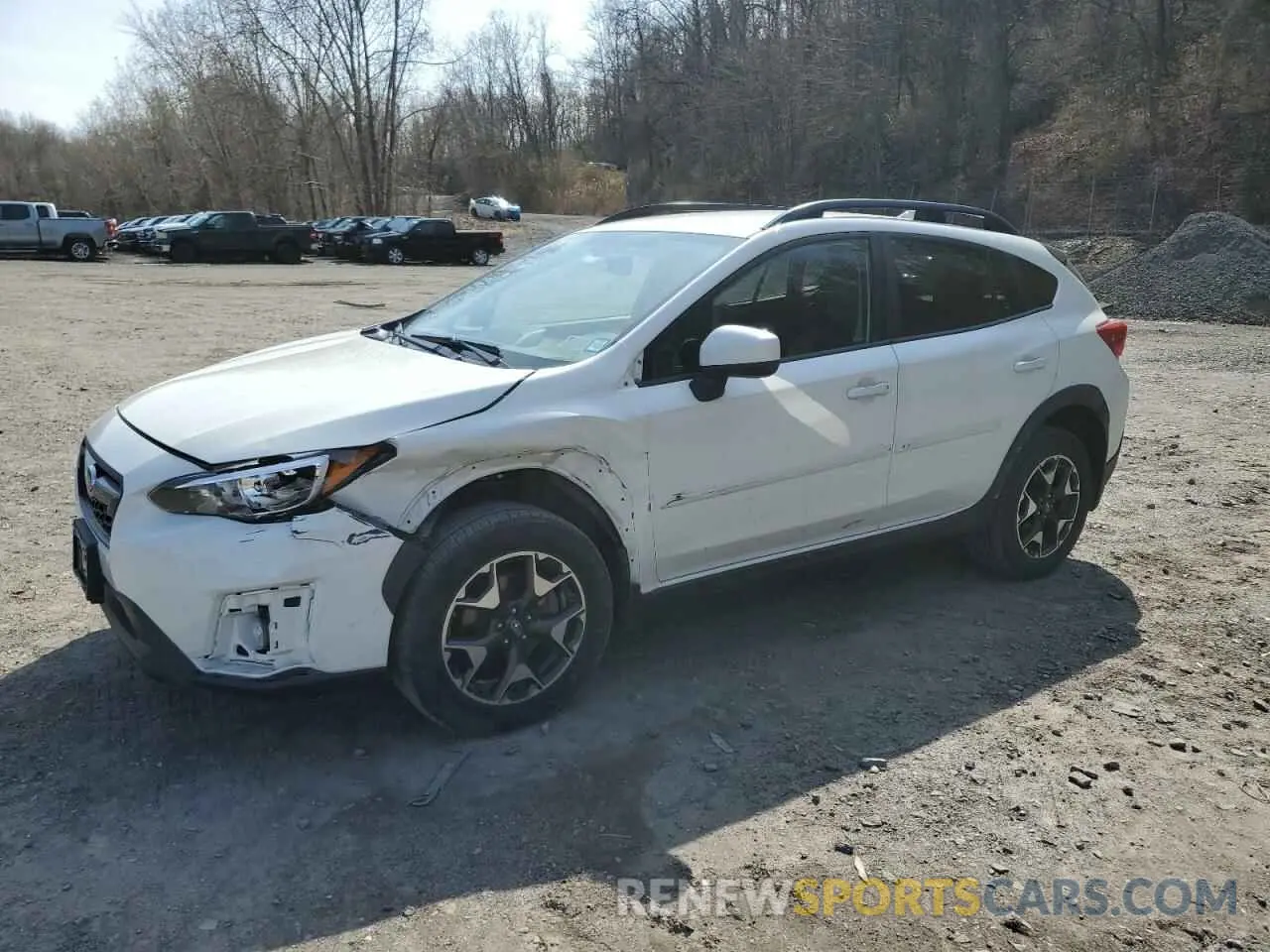 1 Photograph of a damaged car JF2GTAEC6KH338216 SUBARU CROSSTREK 2019