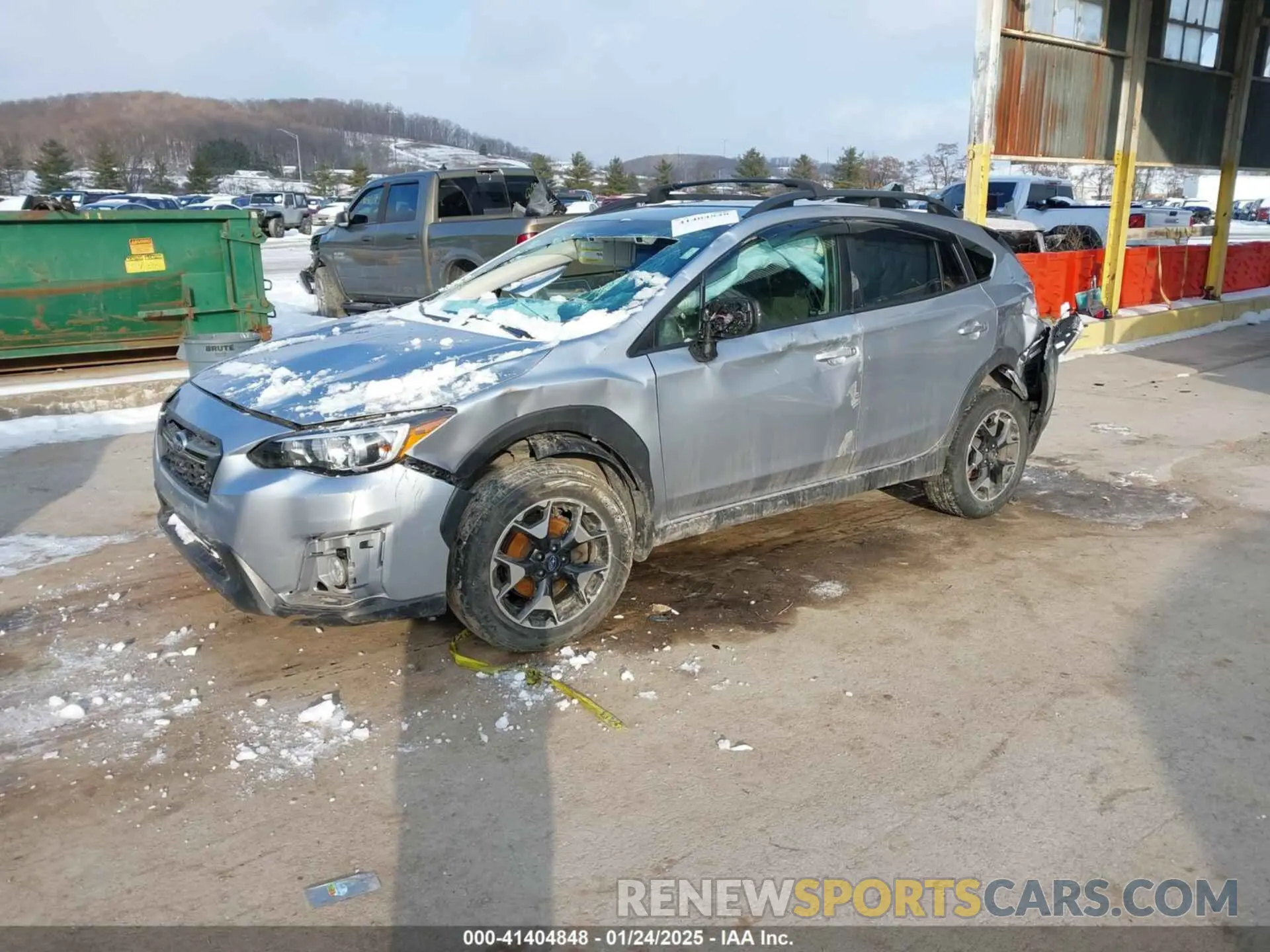 2 Photograph of a damaged car JF2GTAEC6KH341455 SUBARU CROSSTREK 2019