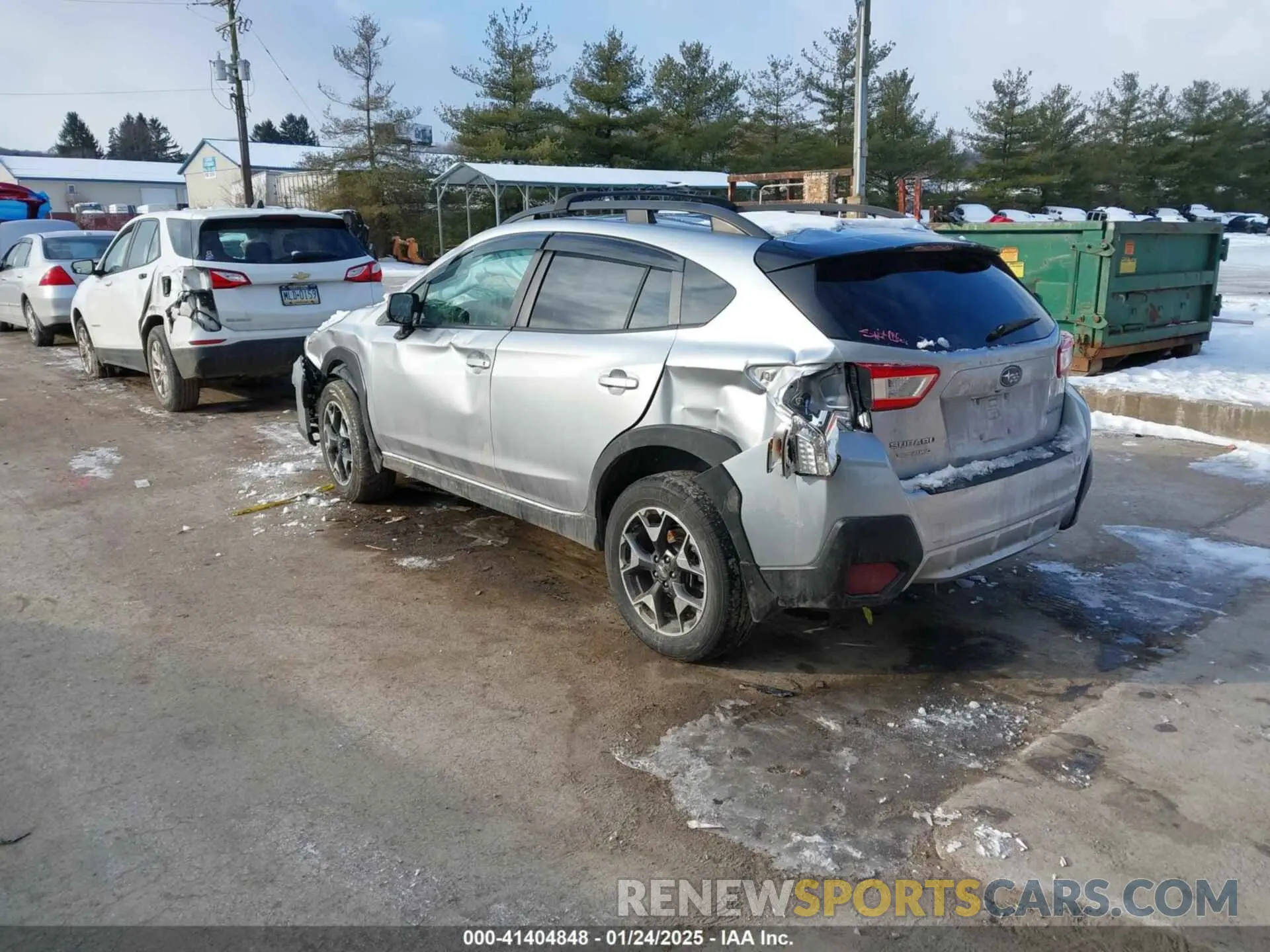 3 Photograph of a damaged car JF2GTAEC6KH341455 SUBARU CROSSTREK 2019