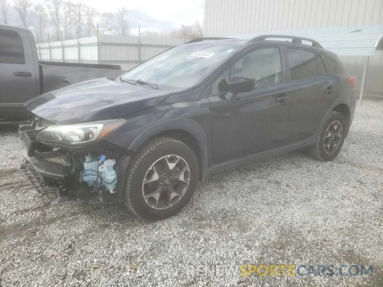 1 Photograph of a damaged car JF2GTAEC7K8314054 SUBARU CROSSTREK 2019