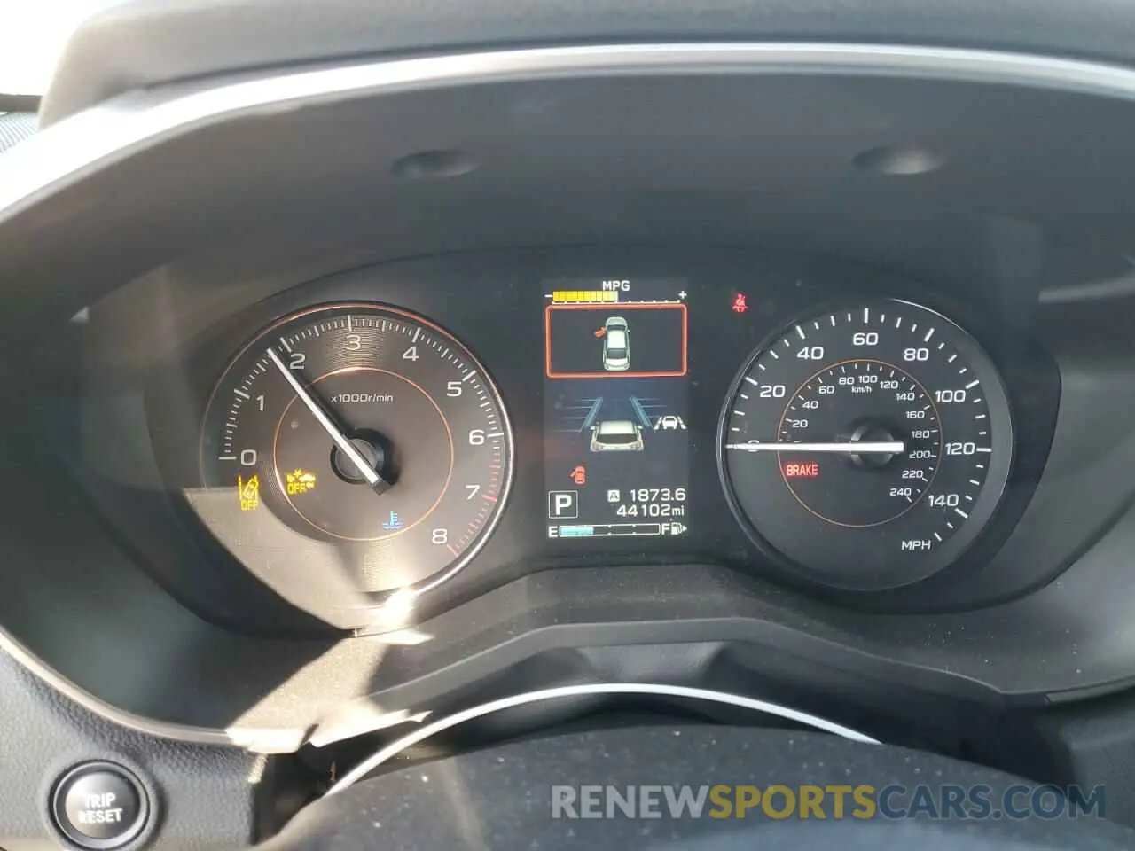 9 Photograph of a damaged car JF2GTAEC7K8323336 SUBARU CROSSTREK 2019
