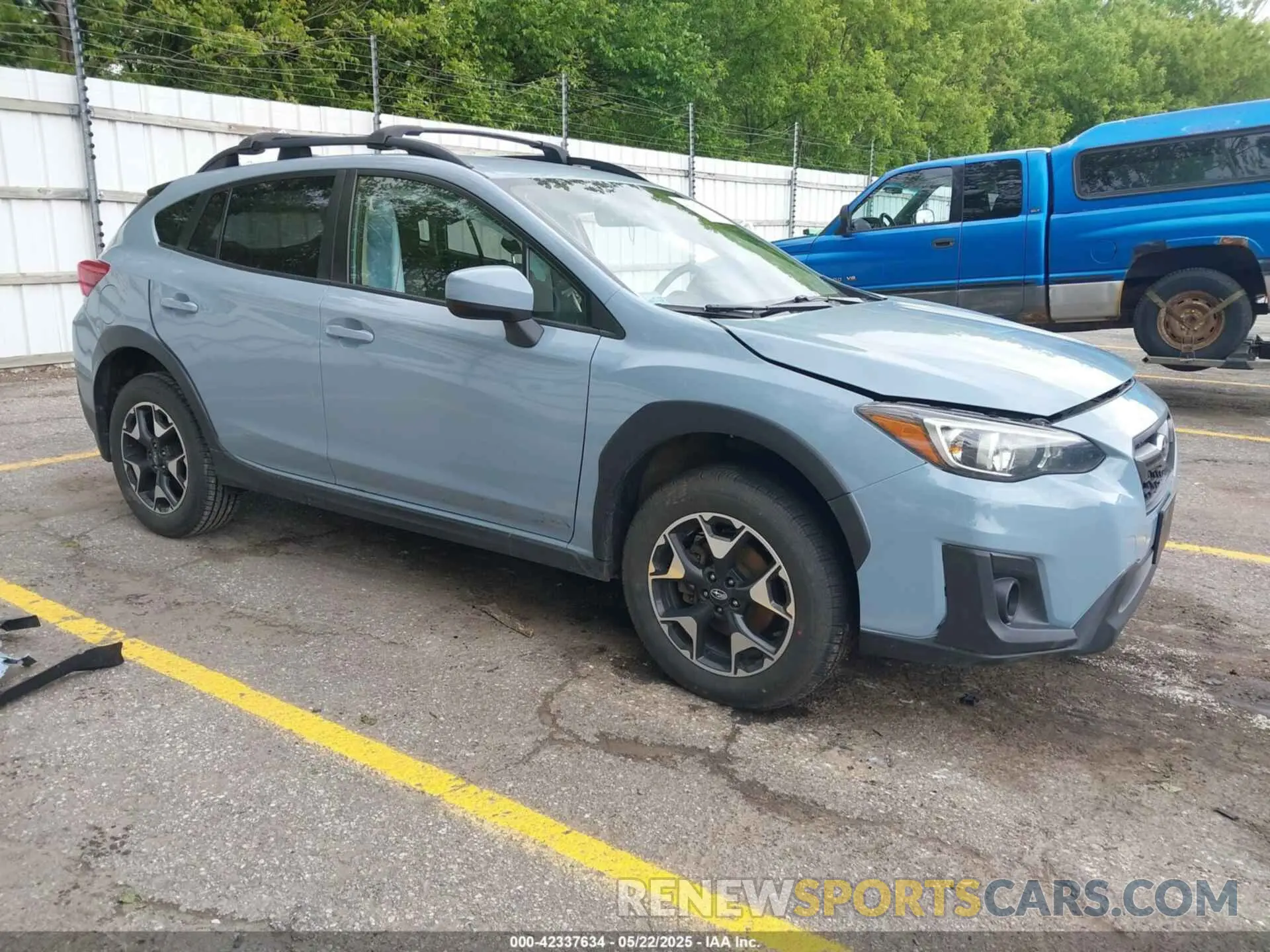 1 Photograph of a damaged car JF2GTAEC7KH263168 SUBARU CROSSTREK 2019