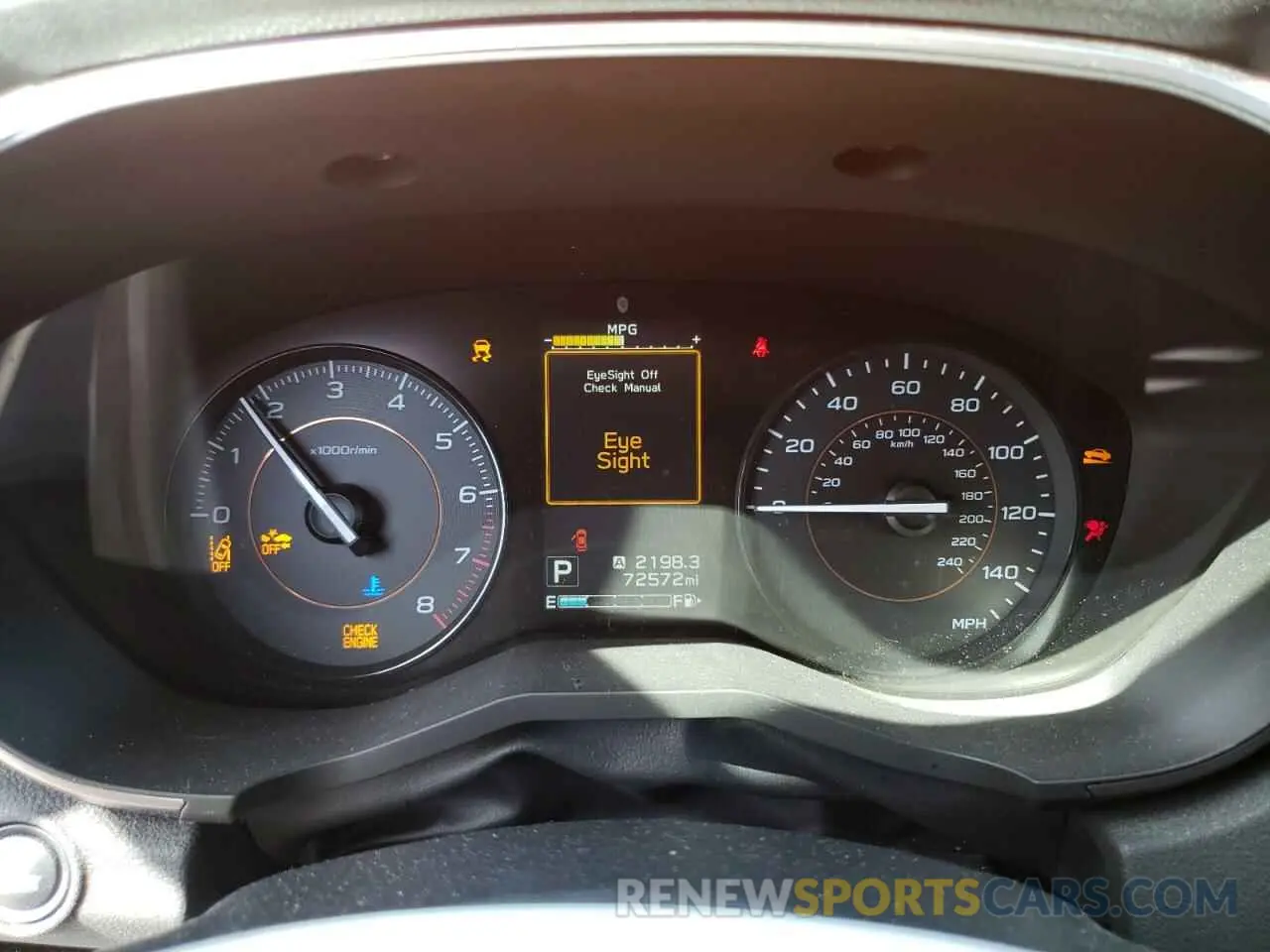 9 Photograph of a damaged car JF2GTAEC8K8236304 SUBARU CROSSTREK 2019
