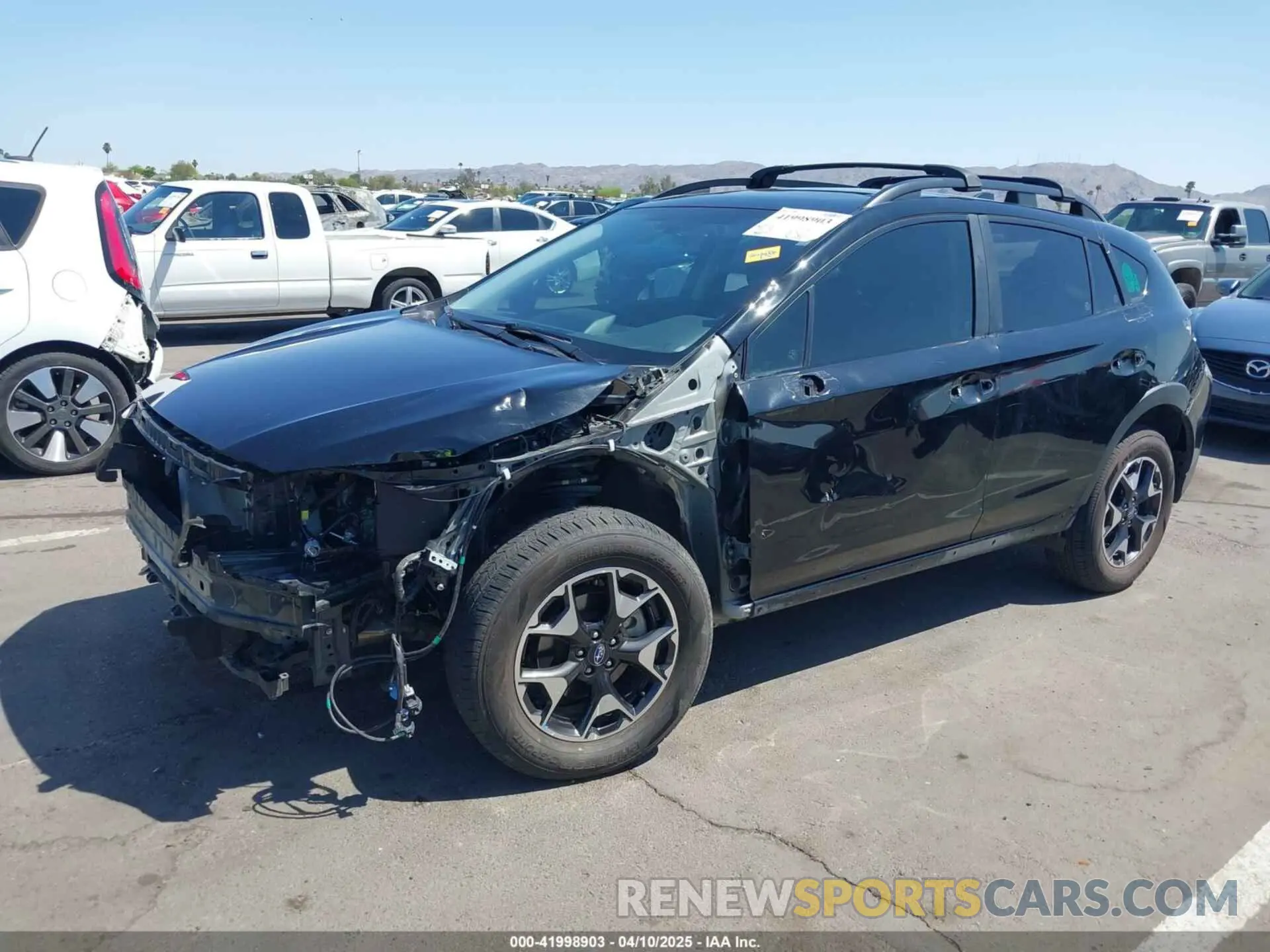 2 Photograph of a damaged car JF2GTAEC8KH251546 SUBARU CROSSTREK 2019