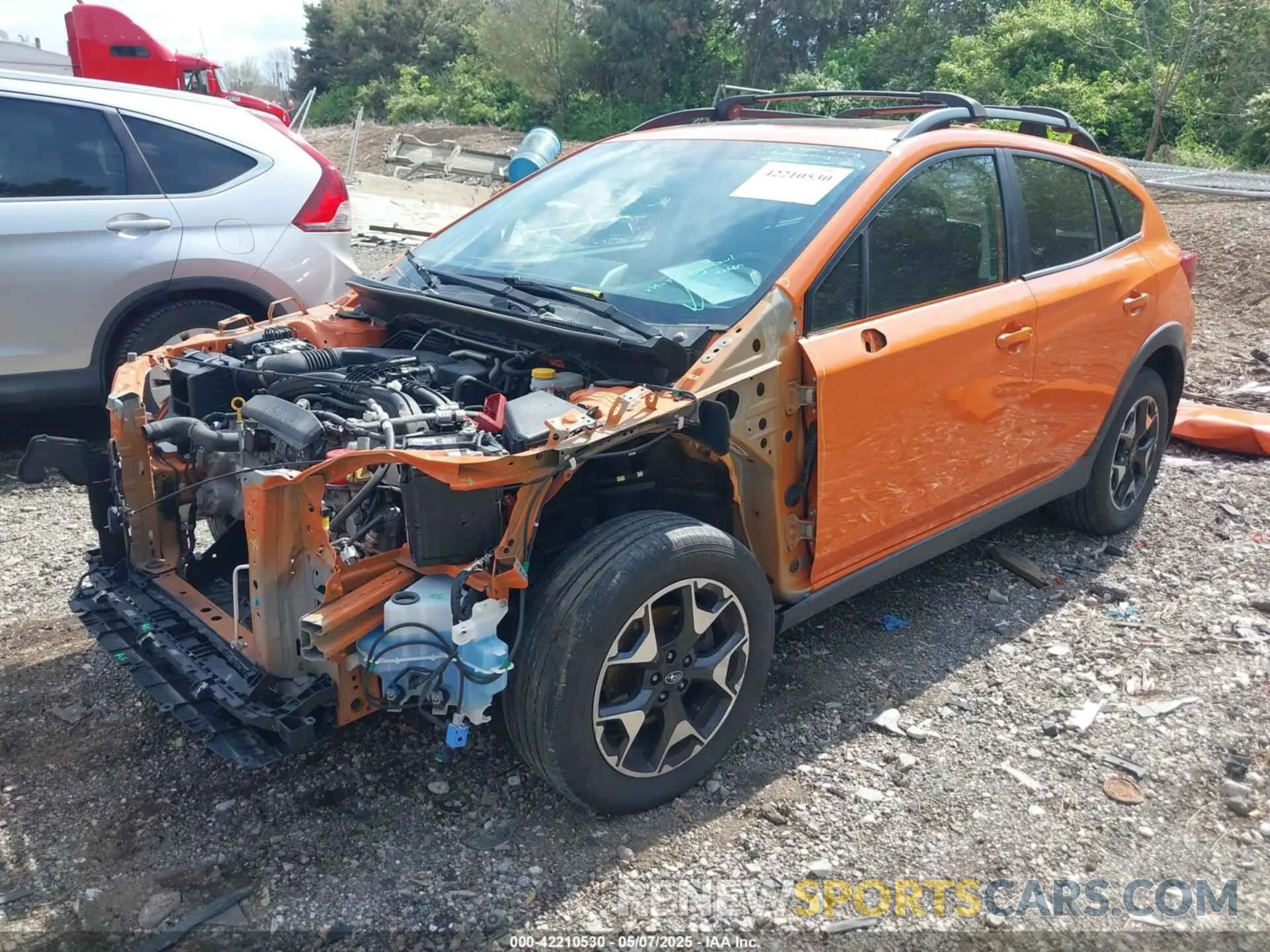 2 Photograph of a damaged car JF2GTAEC8KH308053 SUBARU CROSSTREK 2019