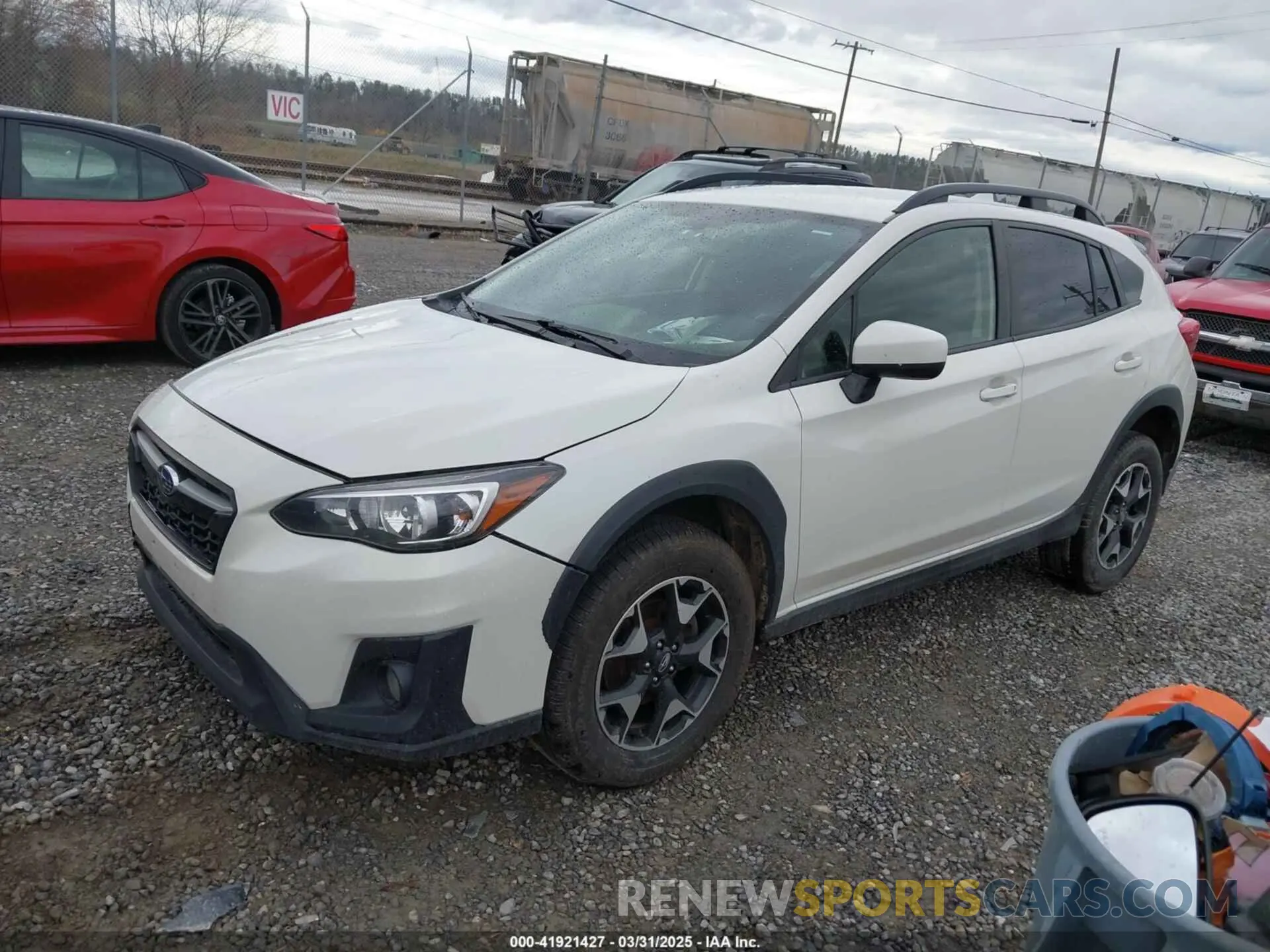 2 Photograph of a damaged car JF2GTAEC8KH317707 SUBARU CROSSTREK 2019