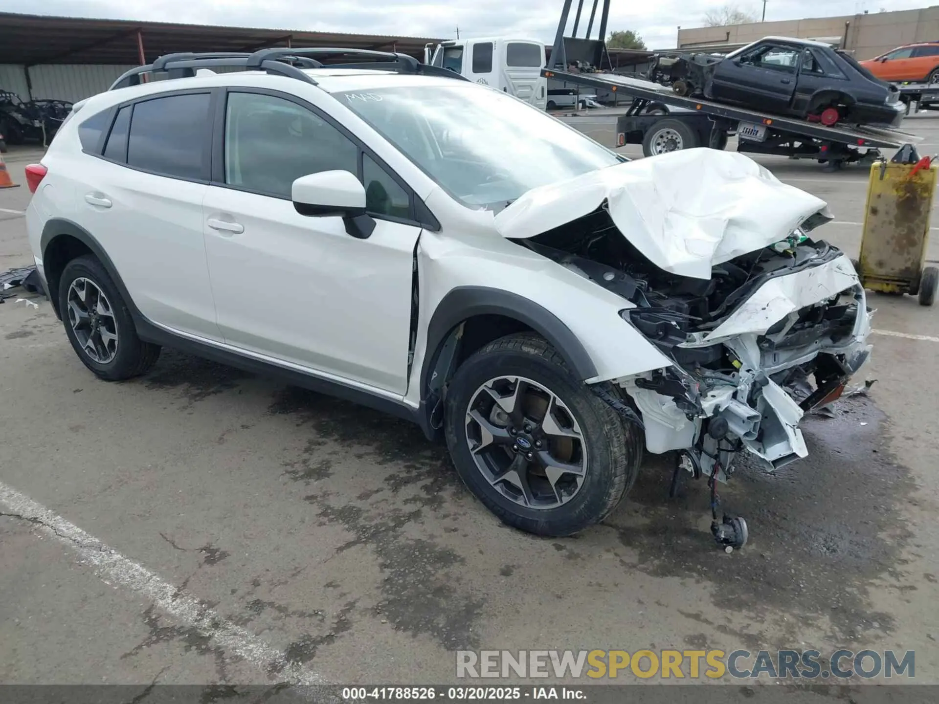 1 Photograph of a damaged car JF2GTAEC8KH397994 SUBARU CROSSTREK 2019