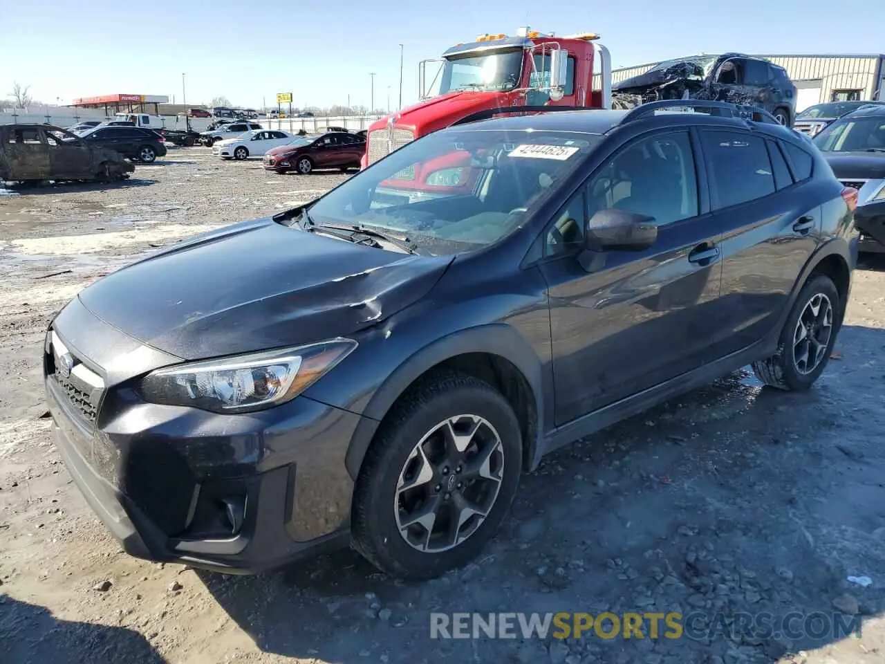 1 Photograph of a damaged car JF2GTAEC9K8216434 SUBARU CROSSTREK 2019