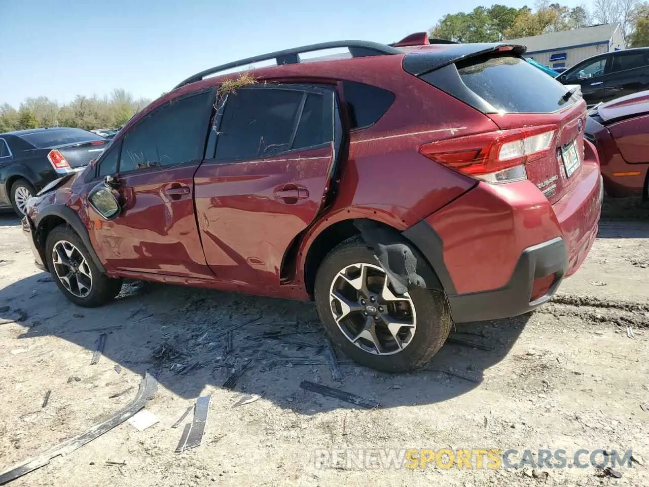 2 Photograph of a damaged car JF2GTAECXK8258966 SUBARU CROSSTREK 2019