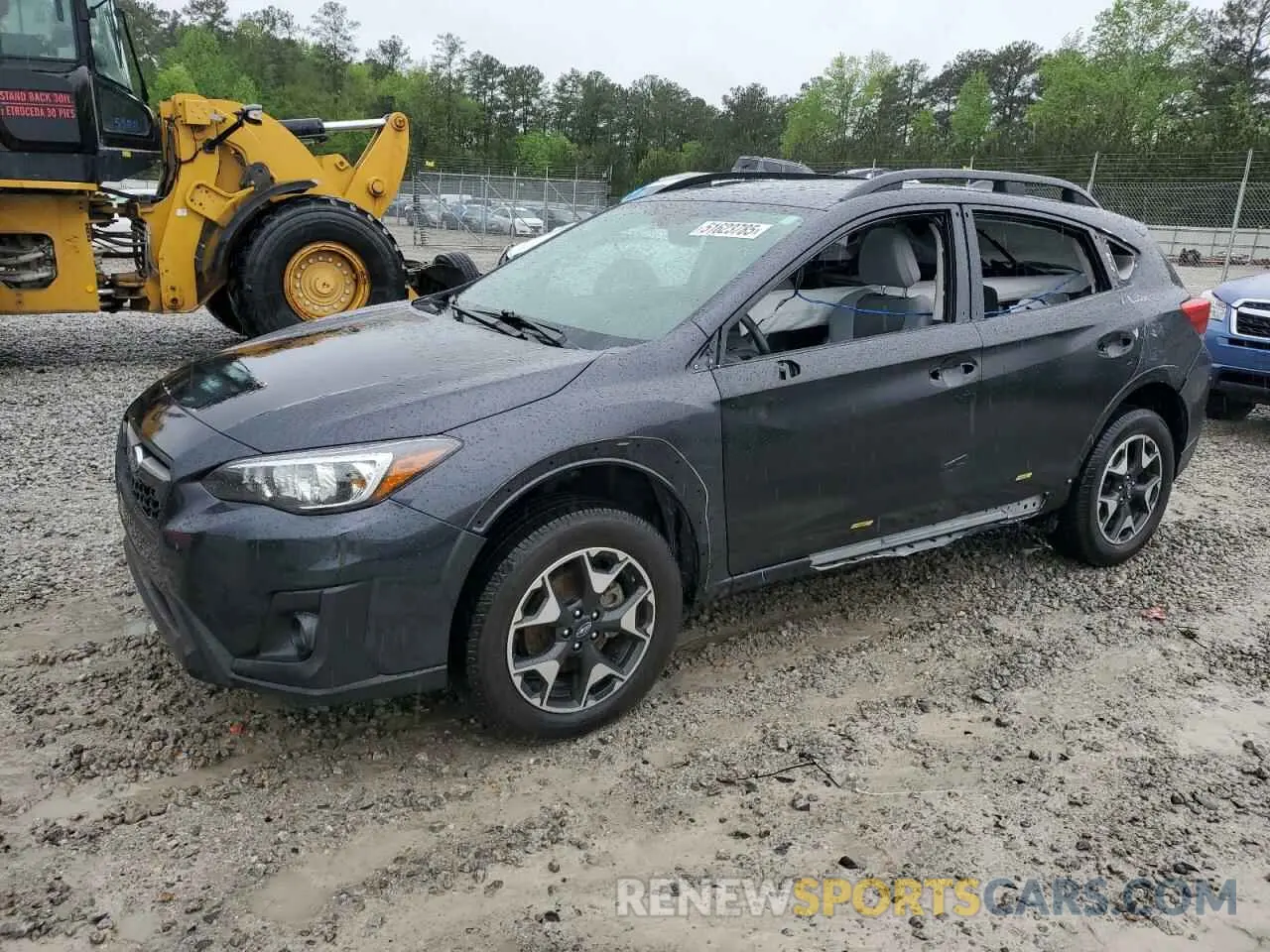 1 Photograph of a damaged car JF2GTAECXKH242525 SUBARU CROSSTREK 2019