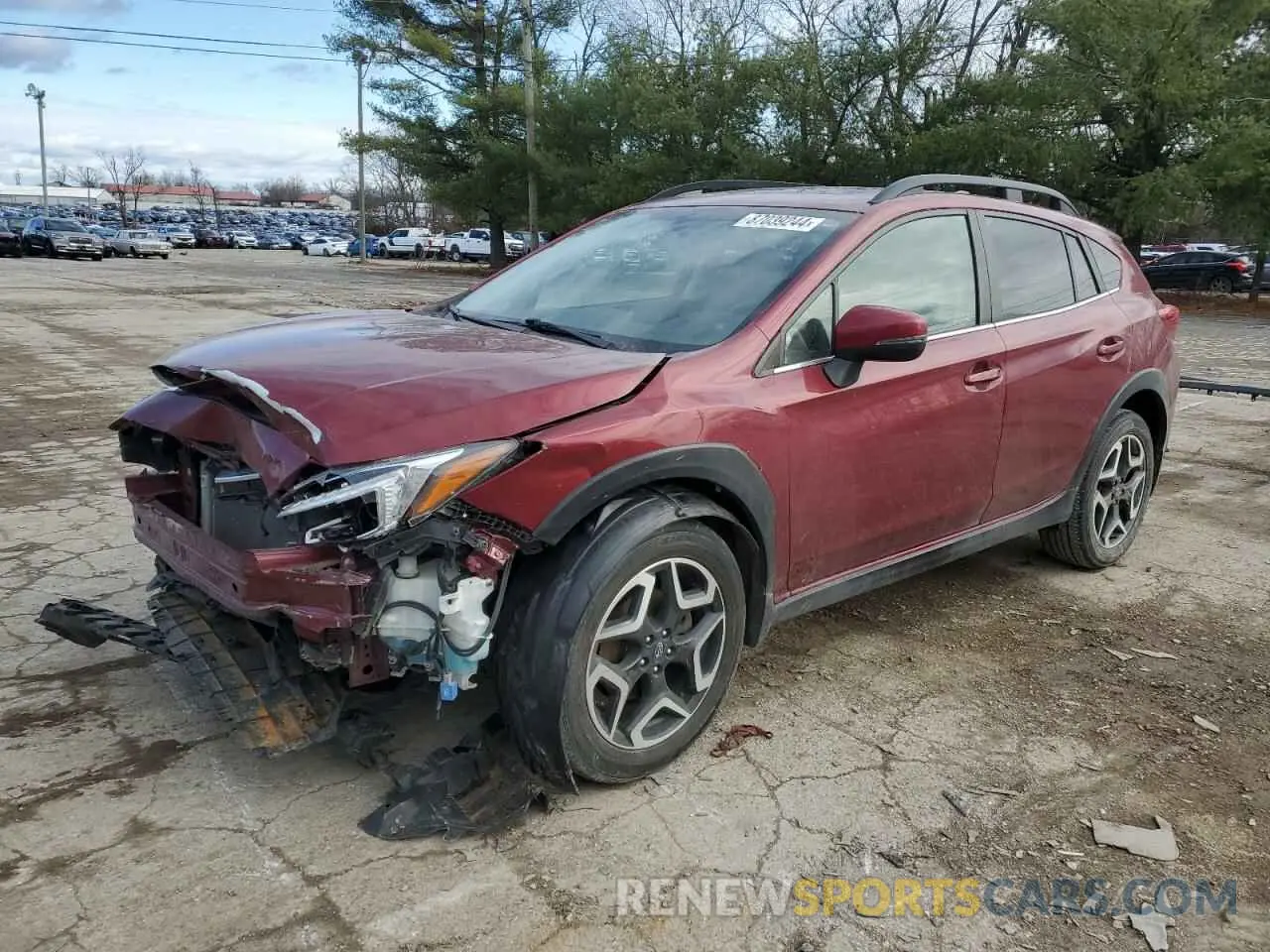1 Photograph of a damaged car JF2GTAMC0K8206909 SUBARU CROSSTREK 2019