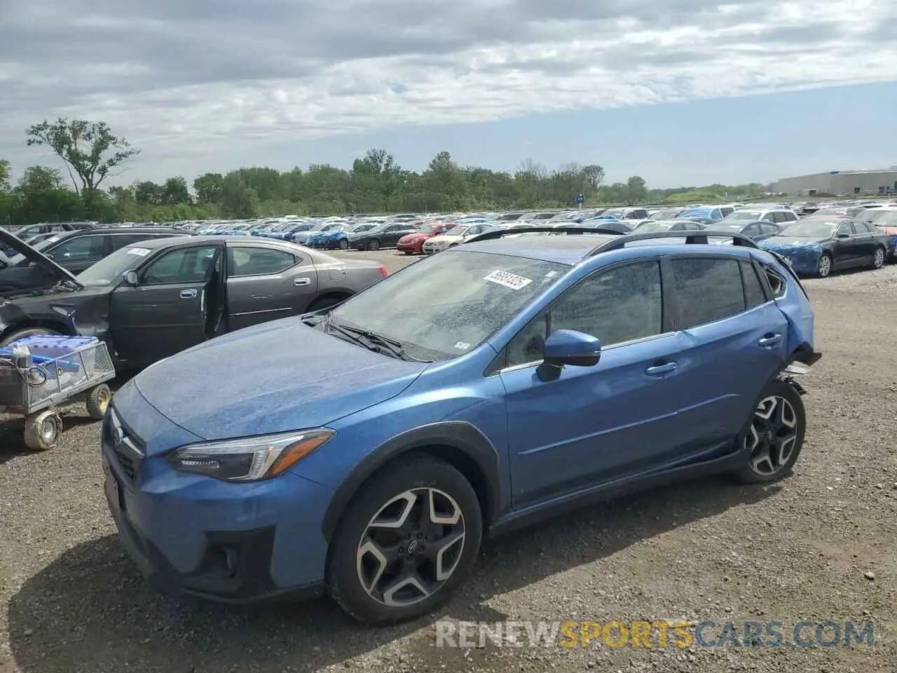 1 Photograph of a damaged car JF2GTAMC0K8336494 SUBARU CROSSTREK 2019