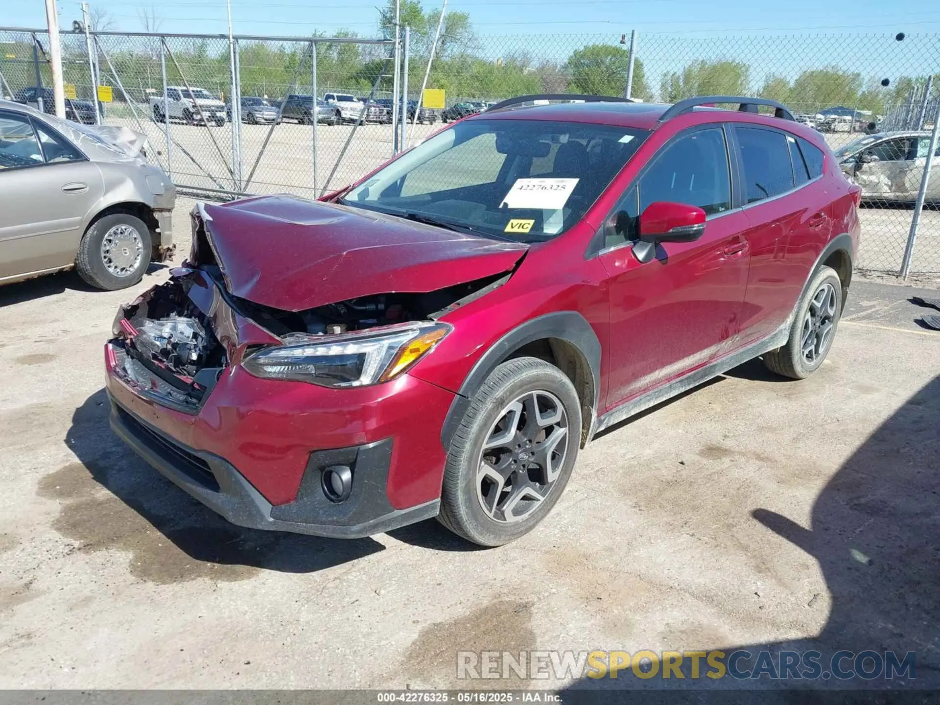 2 Photograph of a damaged car JF2GTAMC0K8343347 SUBARU CROSSTREK 2019