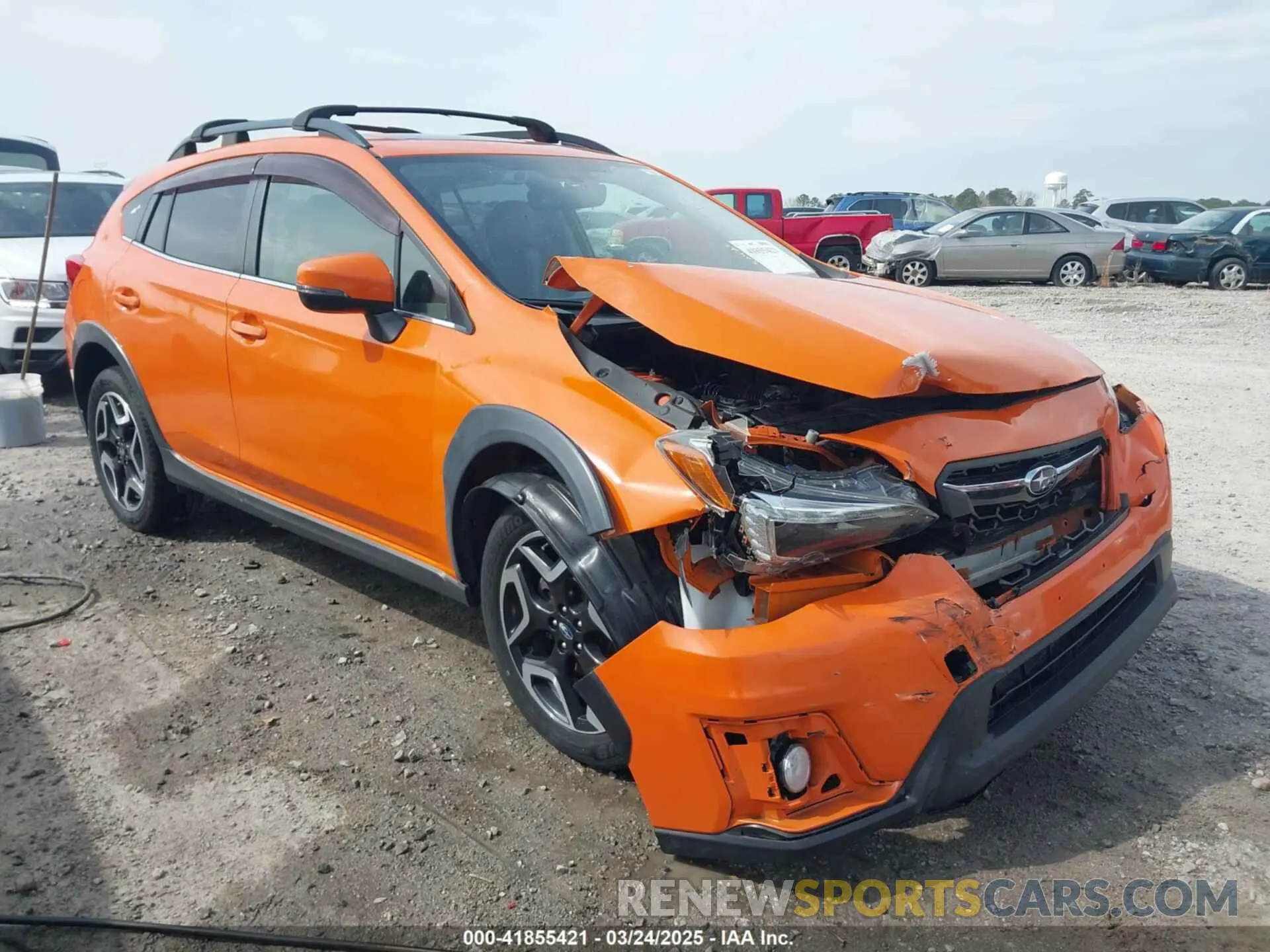 1 Photograph of a damaged car JF2GTAMC1K8242835 SUBARU CROSSTREK 2019