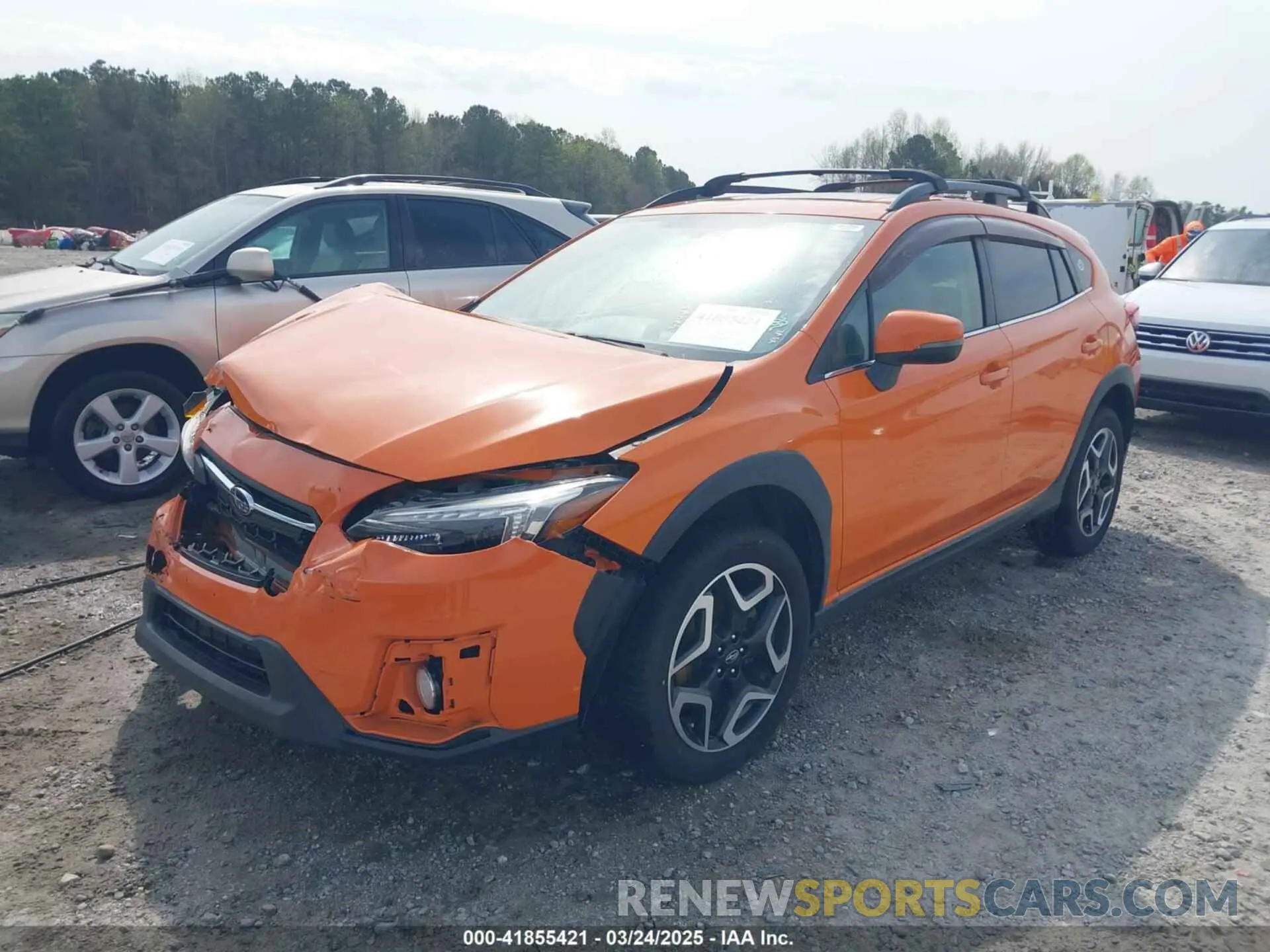 2 Photograph of a damaged car JF2GTAMC1K8242835 SUBARU CROSSTREK 2019