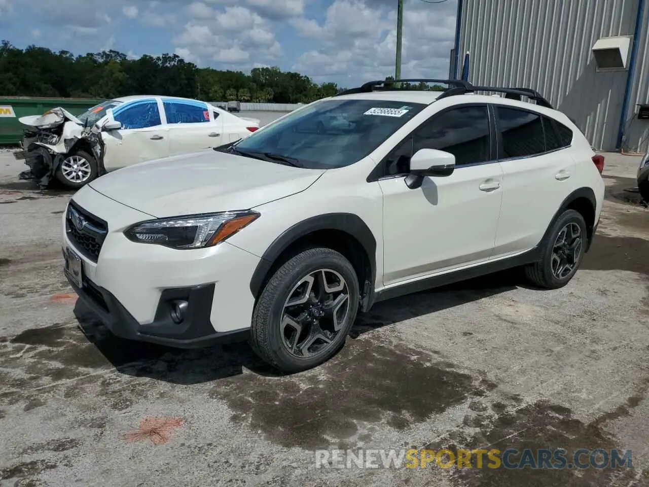 1 Photograph of a damaged car JF2GTAMC1K8296135 SUBARU CROSSTREK 2019