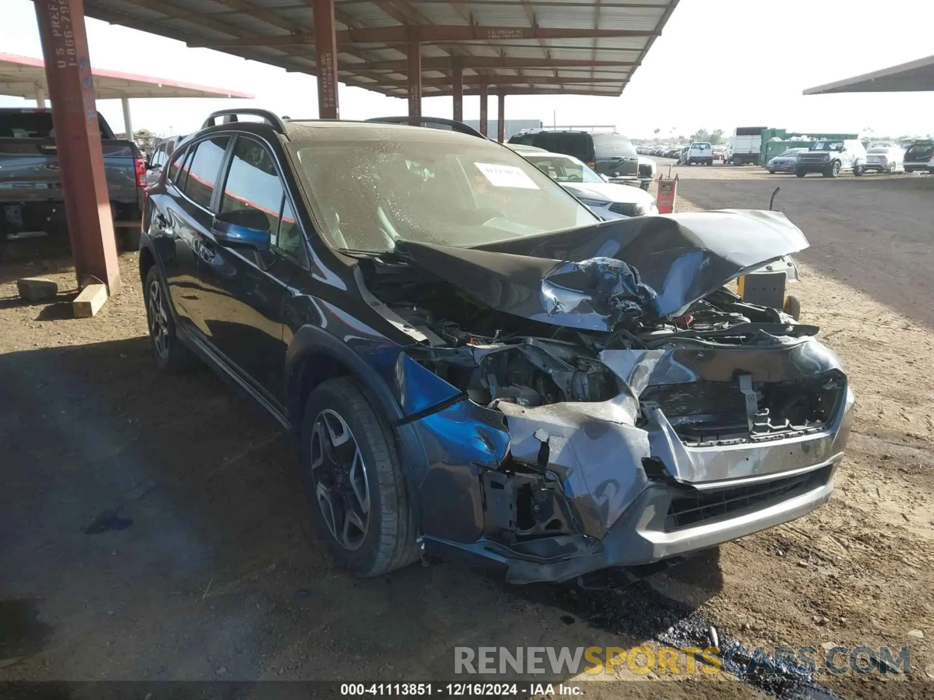 1 Photograph of a damaged car JF2GTAMC2K8311354 SUBARU CROSSTREK 2019