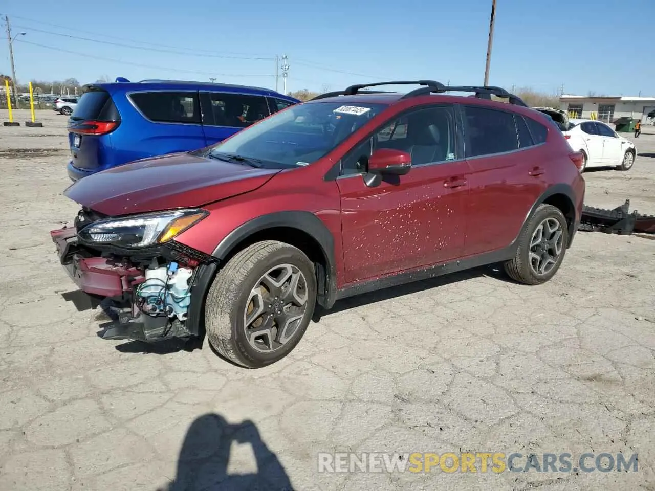 1 Photograph of a damaged car JF2GTAMC2KH219063 SUBARU CROSSTREK 2019