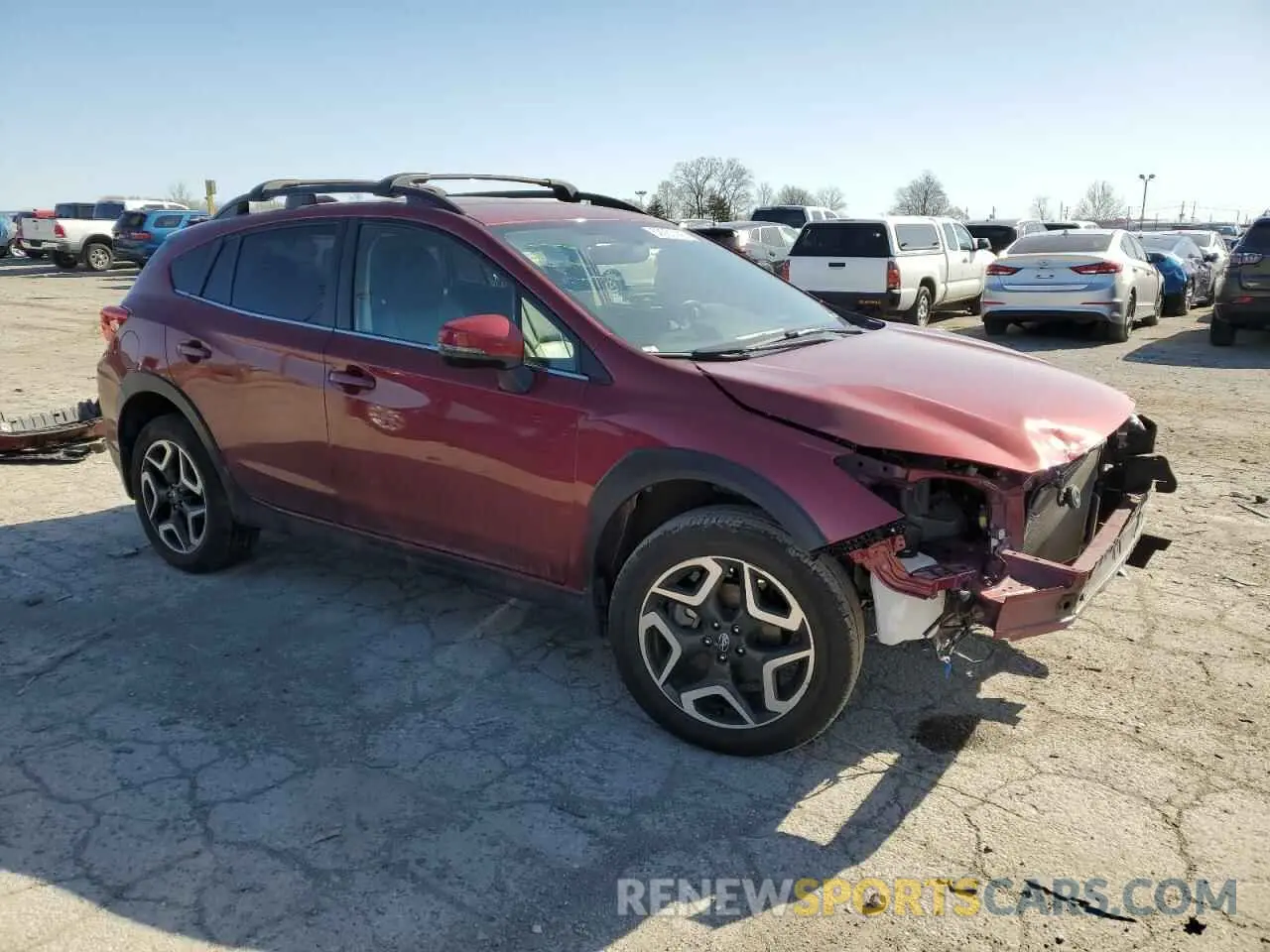 4 Photograph of a damaged car JF2GTAMC2KH219063 SUBARU CROSSTREK 2019