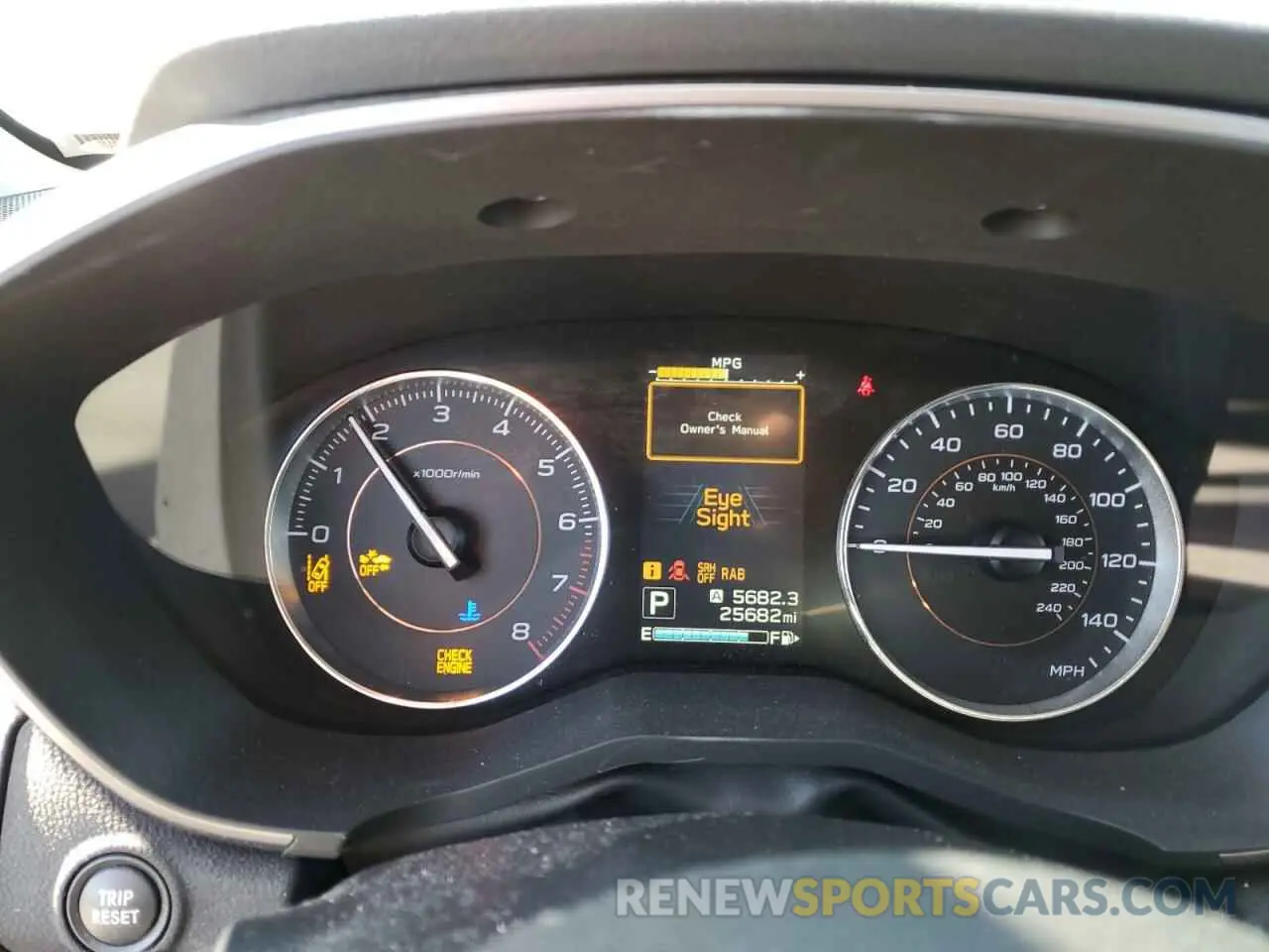 9 Photograph of a damaged car JF2GTAMC2KH219063 SUBARU CROSSTREK 2019
