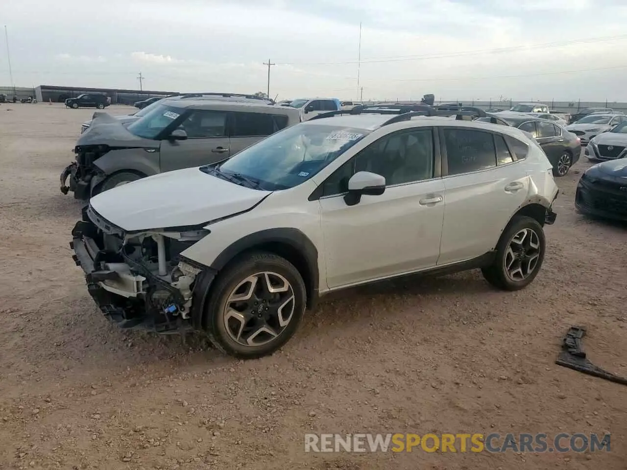 1 Photograph of a damaged car JF2GTAMC2KH314495 SUBARU CROSSTREK 2019