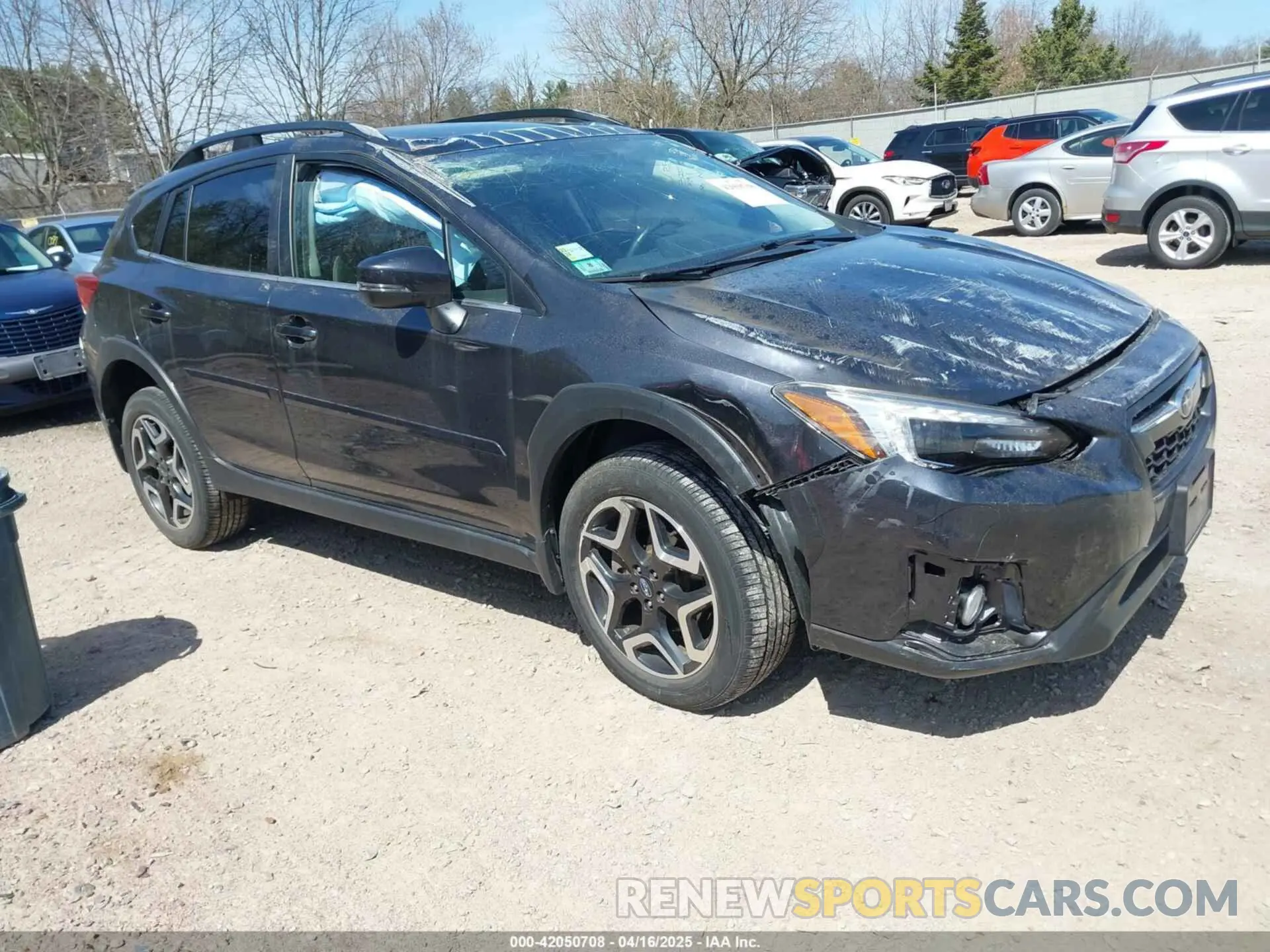 1 Photograph of a damaged car JF2GTAMC3KH332391 SUBARU CROSSTREK 2019