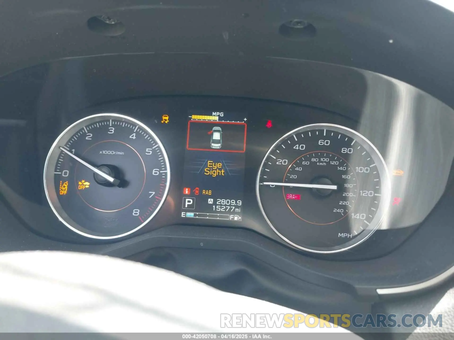 7 Photograph of a damaged car JF2GTAMC3KH332391 SUBARU CROSSTREK 2019