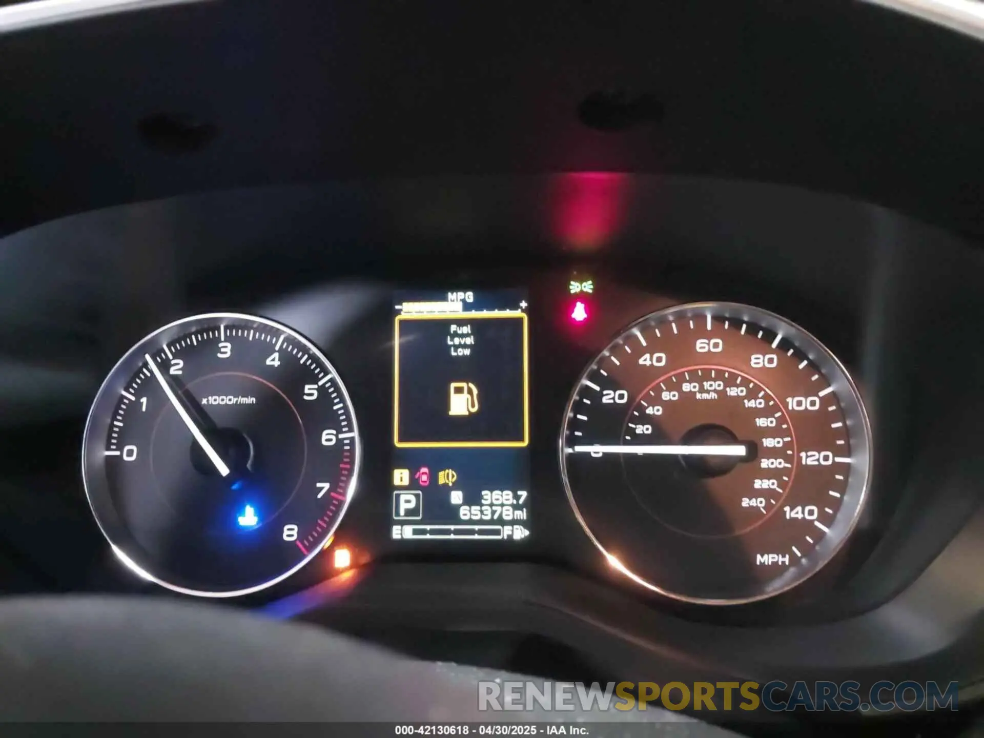 7 Photograph of a damaged car JF2GTAMC4K8261461 SUBARU CROSSTREK 2019