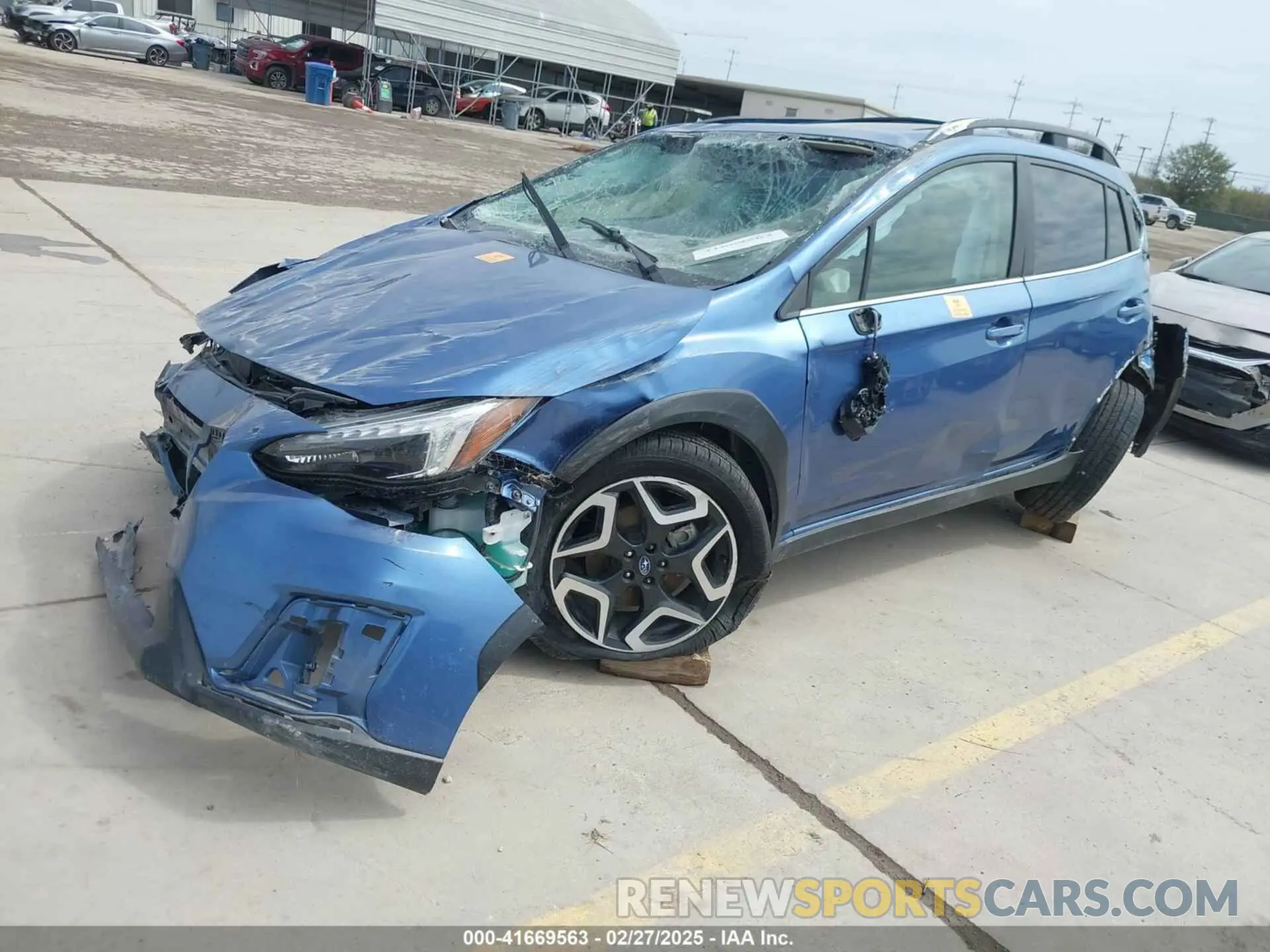 2 Photograph of a damaged car JF2GTAMC6KH315357 SUBARU CROSSTREK 2019