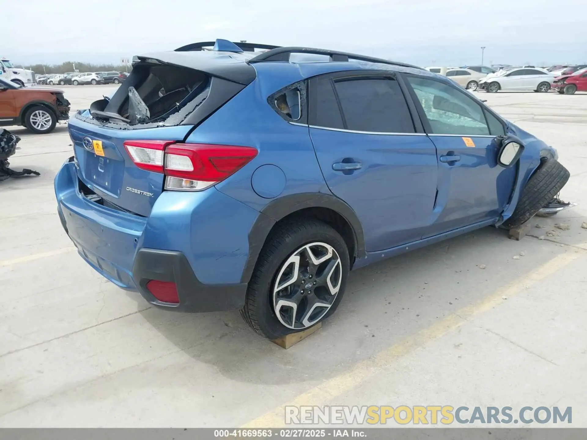 4 Photograph of a damaged car JF2GTAMC6KH315357 SUBARU CROSSTREK 2019