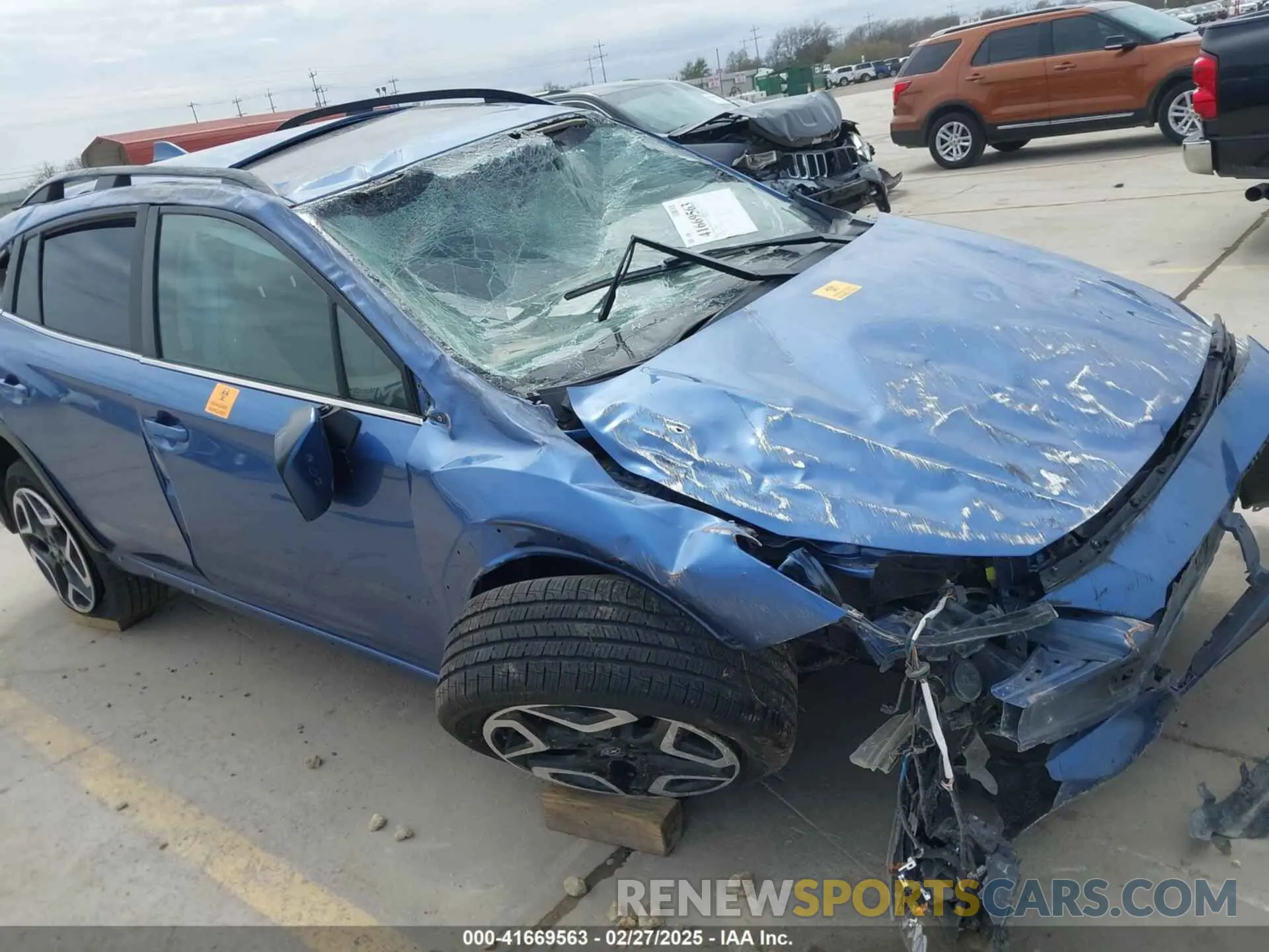 6 Photograph of a damaged car JF2GTAMC6KH315357 SUBARU CROSSTREK 2019