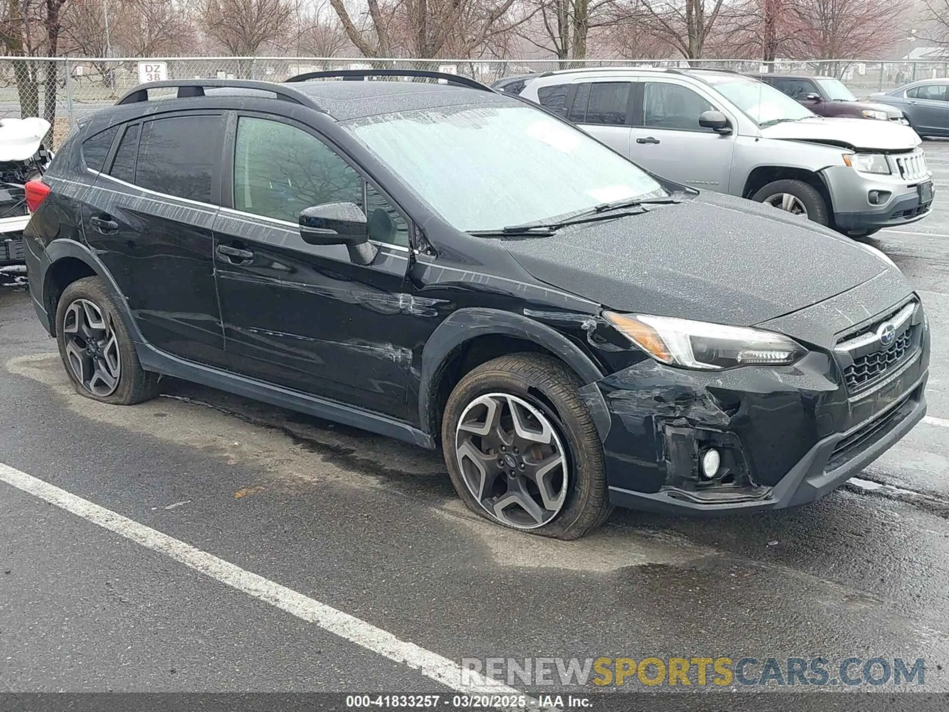 1 Photograph of a damaged car JF2GTAMC8K8258787 SUBARU CROSSTREK 2019