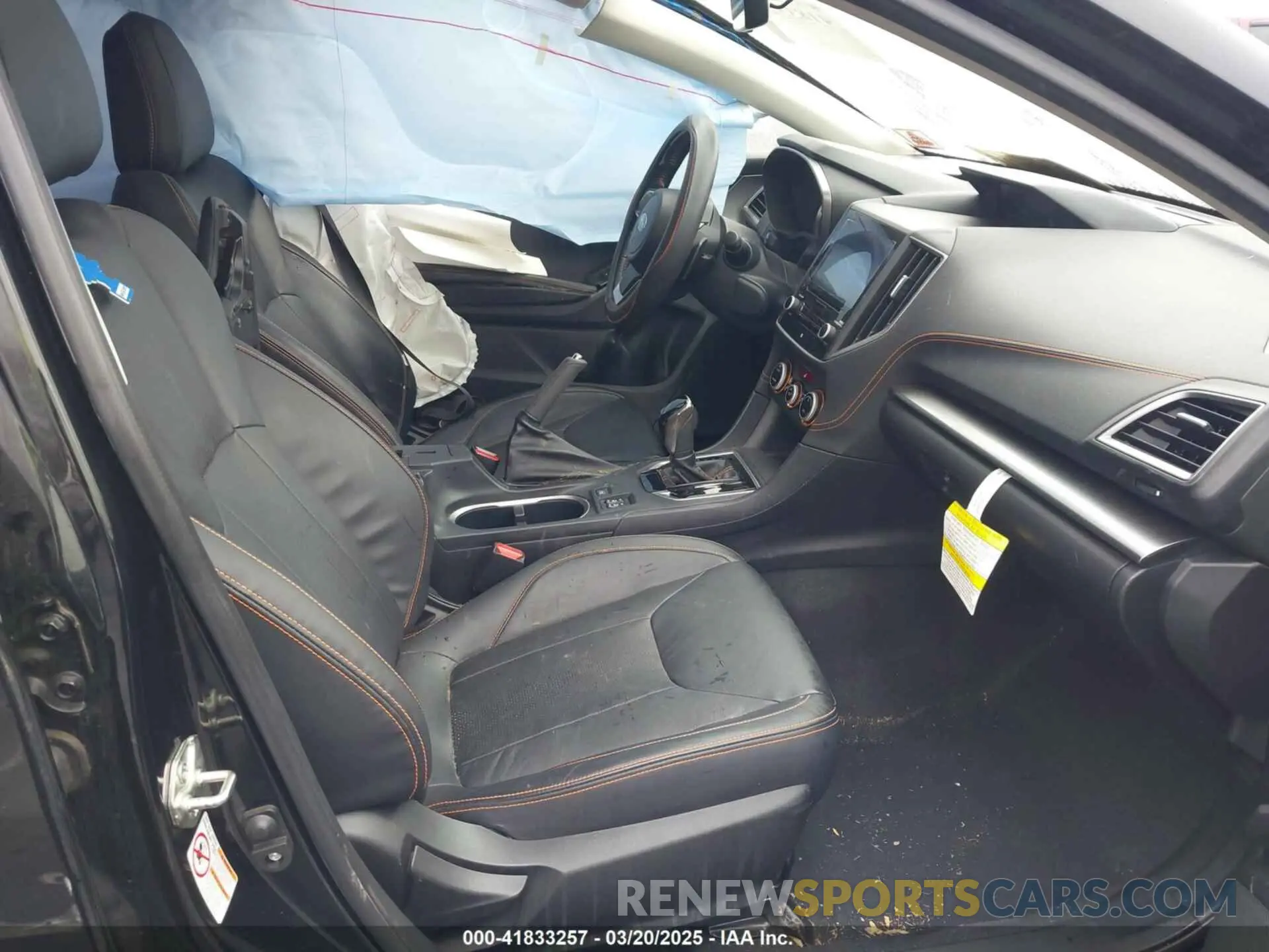 5 Photograph of a damaged car JF2GTAMC8K8258787 SUBARU CROSSTREK 2019