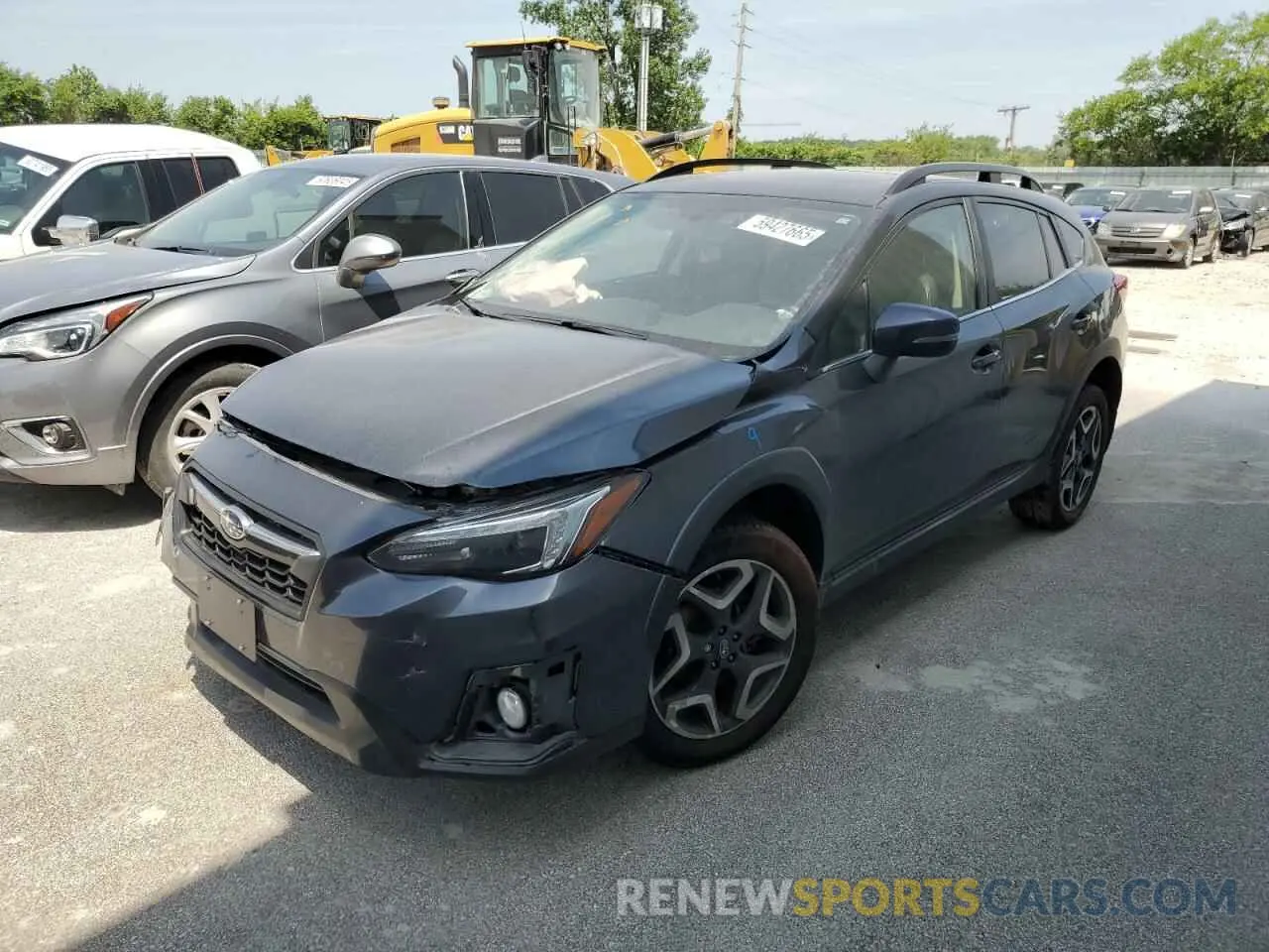 1 Photograph of a damaged car JF2GTAMC8KH363457 SUBARU CROSSTREK 2019