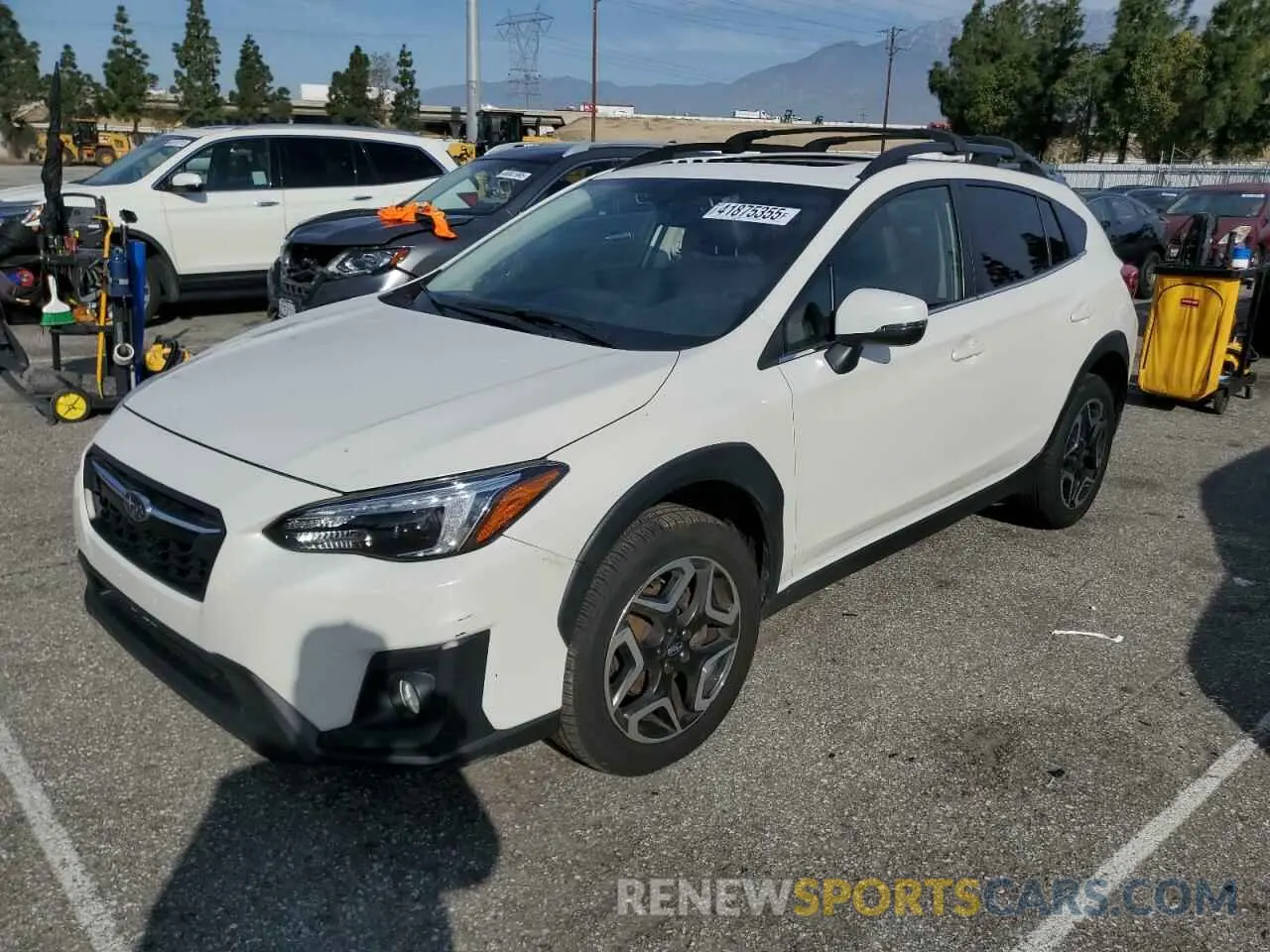 1 Photograph of a damaged car JF2GTANC0K8383166 SUBARU CROSSTREK 2019