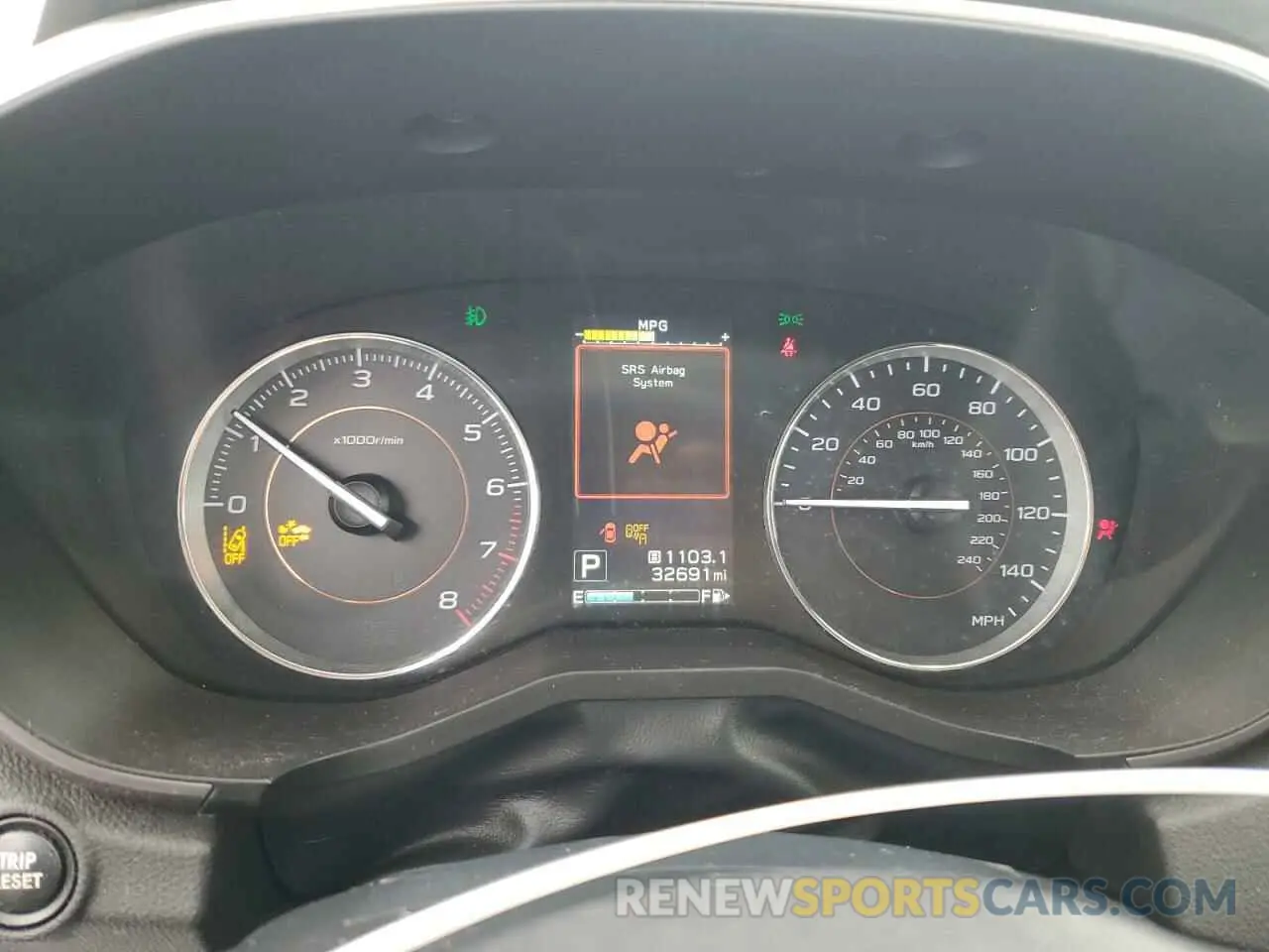 9 Photograph of a damaged car JF2GTANC1KH286168 SUBARU CROSSTREK 2019