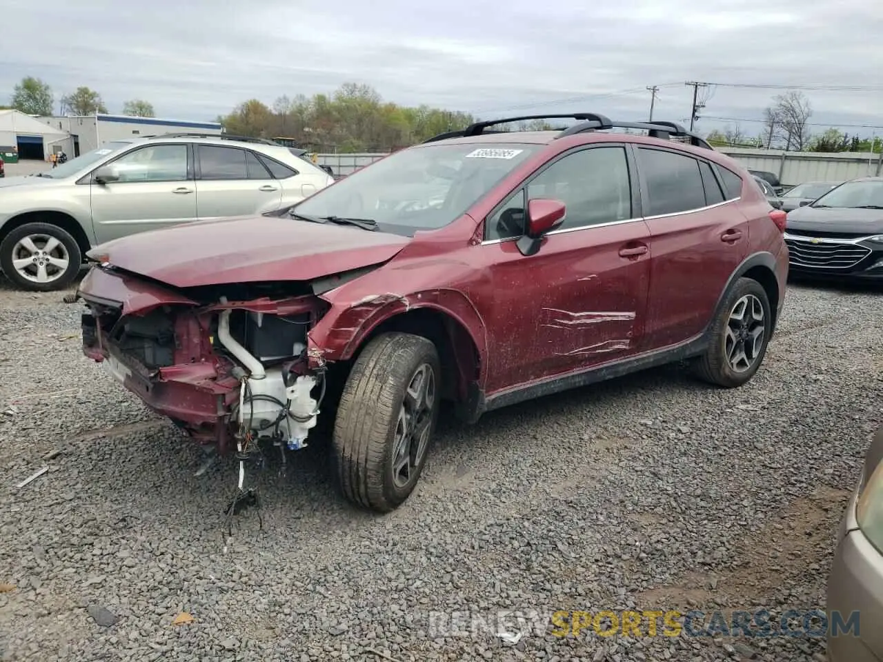 1 Photograph of a damaged car JF2GTANC2K8256032 SUBARU CROSSTREK 2019