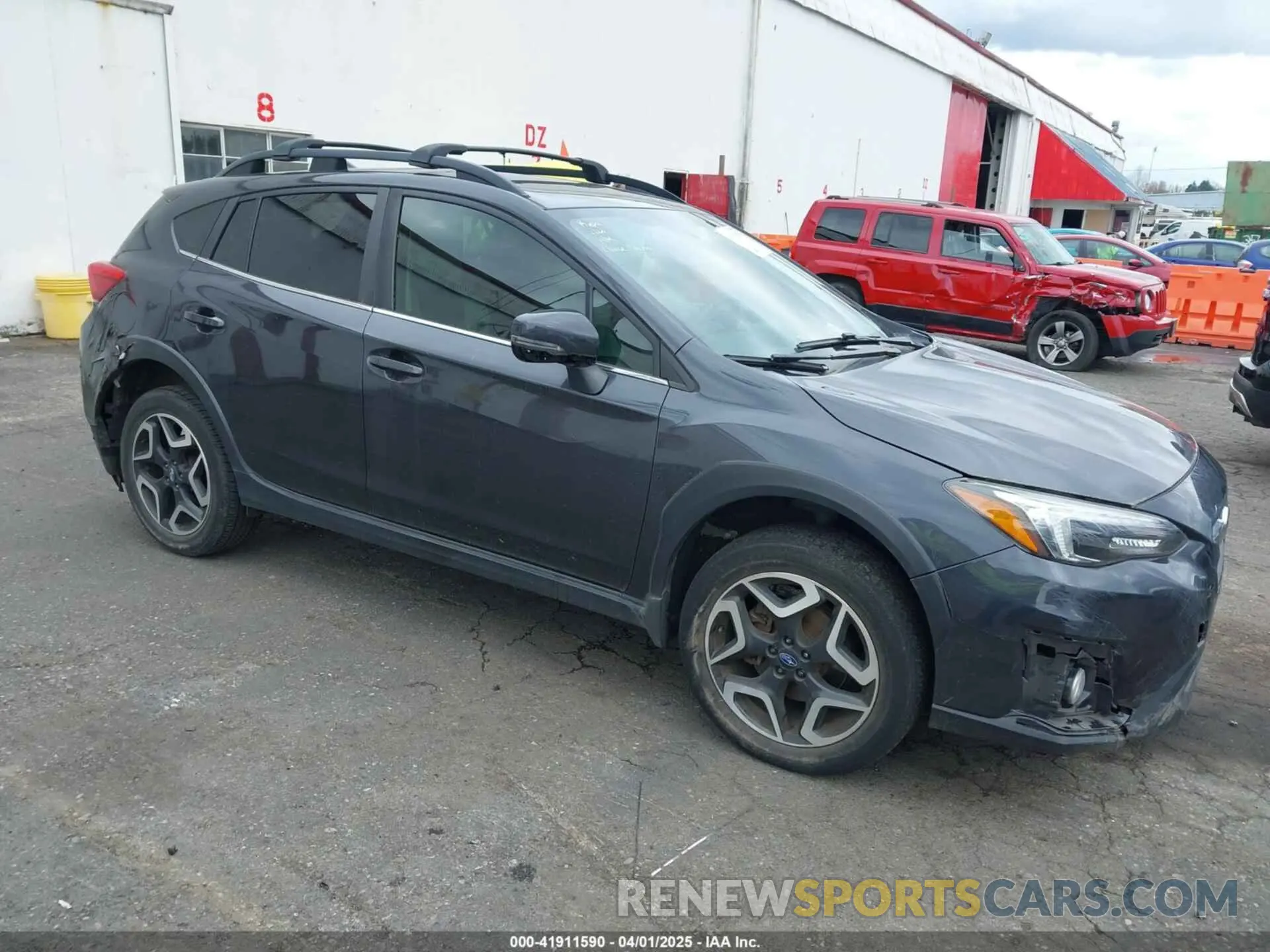 1 Photograph of a damaged car JF2GTANC2KH254703 SUBARU CROSSTREK 2019