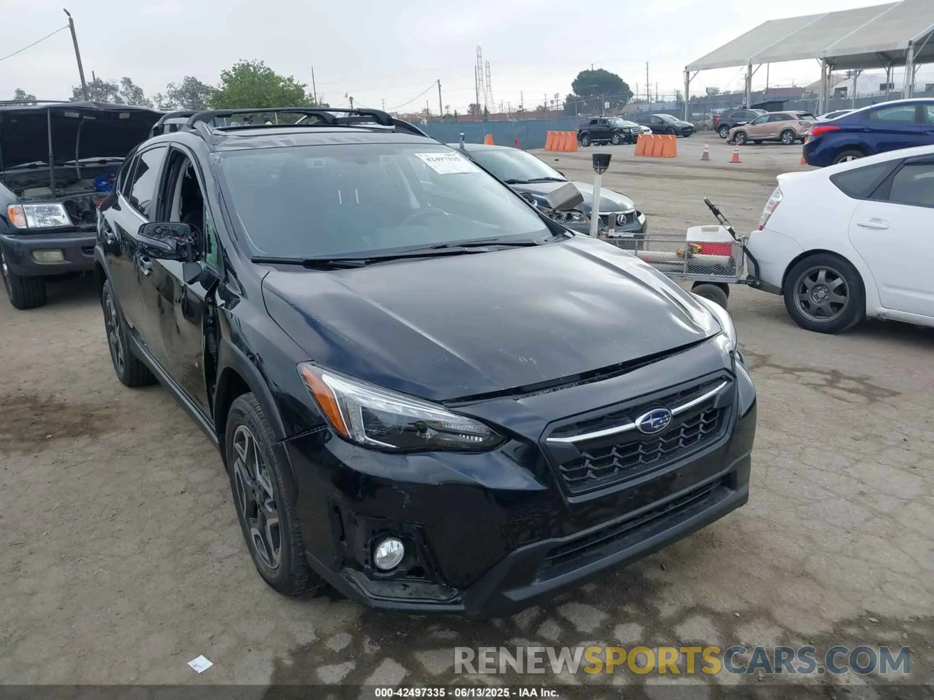 1 Photograph of a damaged car JF2GTANC2KH347723 SUBARU CROSSTREK 2019