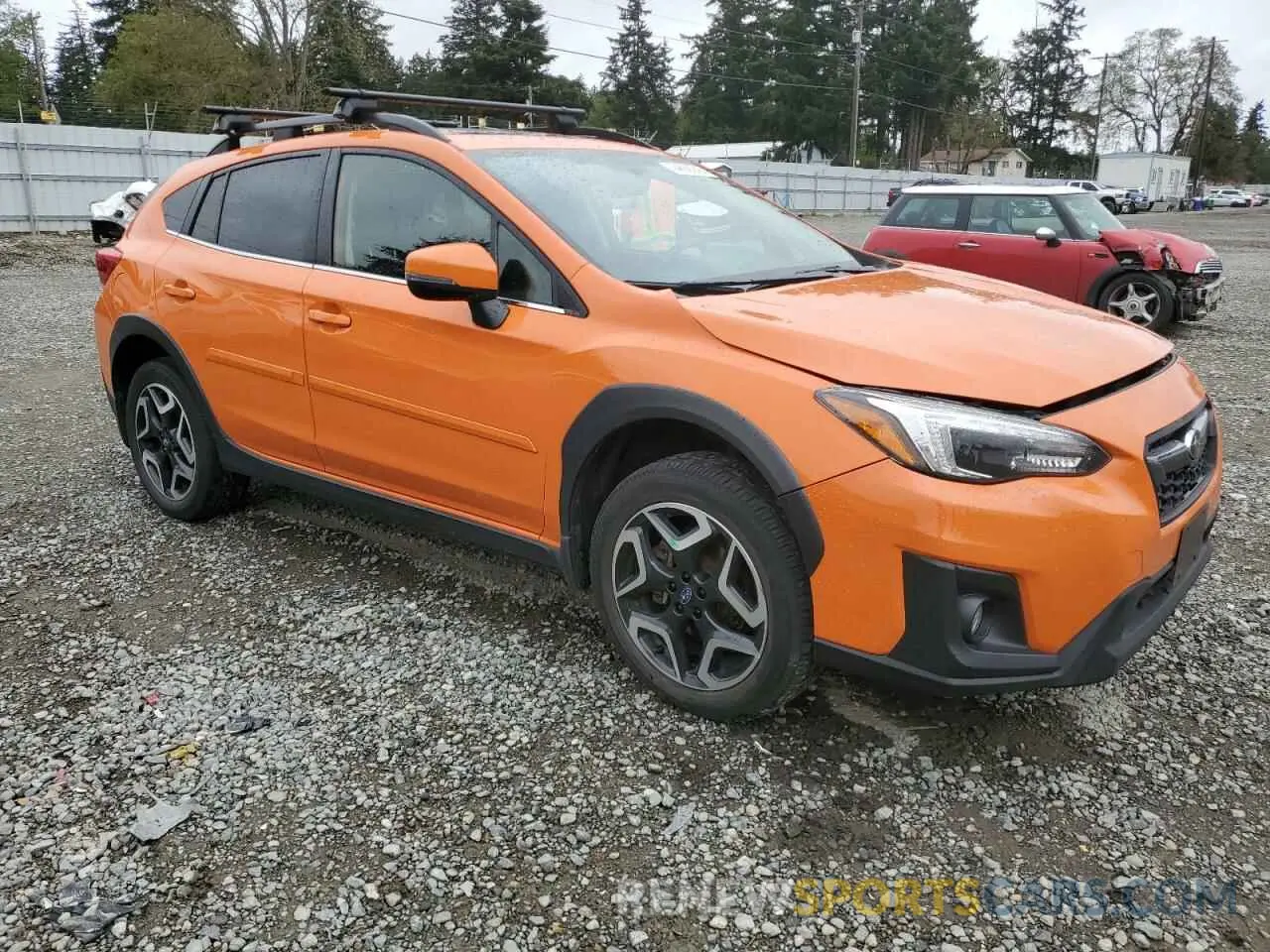 4 Photograph of a damaged car JF2GTANC4KH263192 SUBARU CROSSTREK 2019