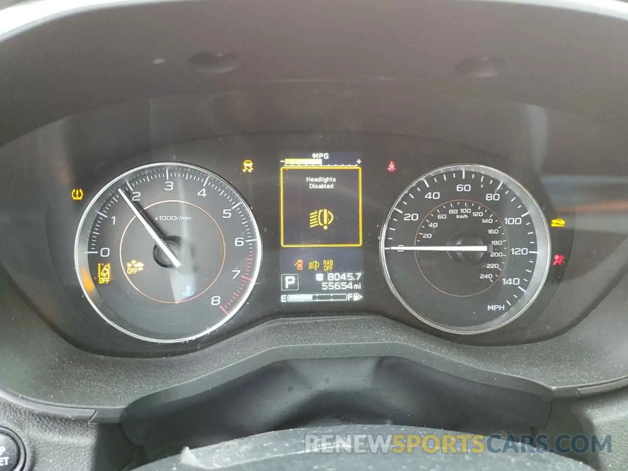 9 Photograph of a damaged car JF2GTANC4KH263192 SUBARU CROSSTREK 2019